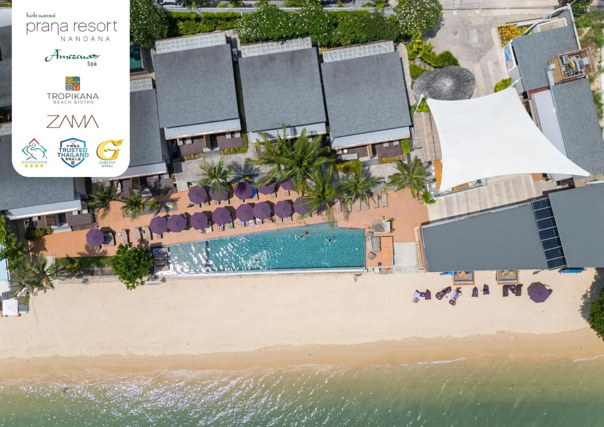 Beach in Prana Resort Nandana