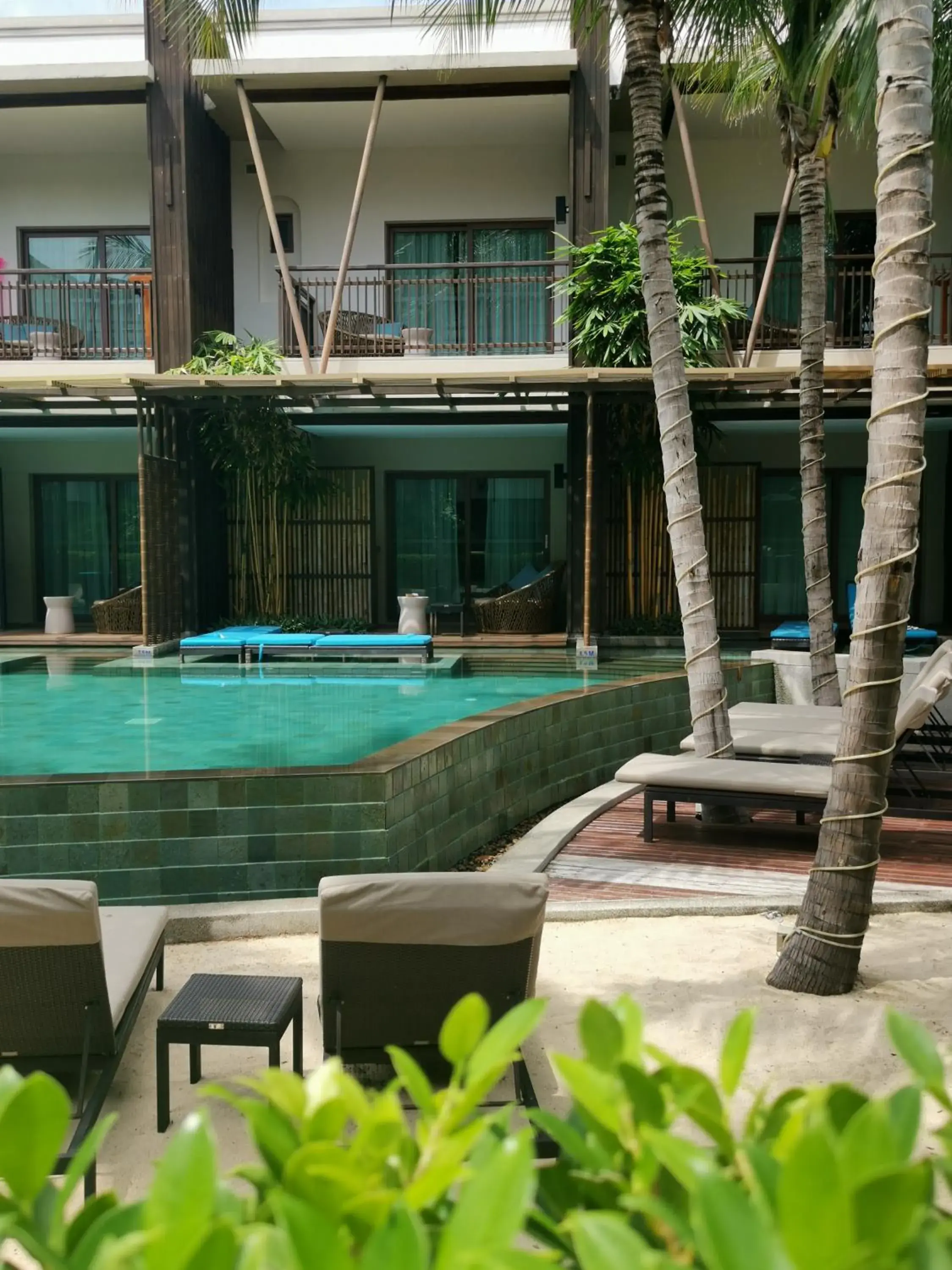 Pool view in Prana Resort Nandana Pool view in Prana Resort Nandana