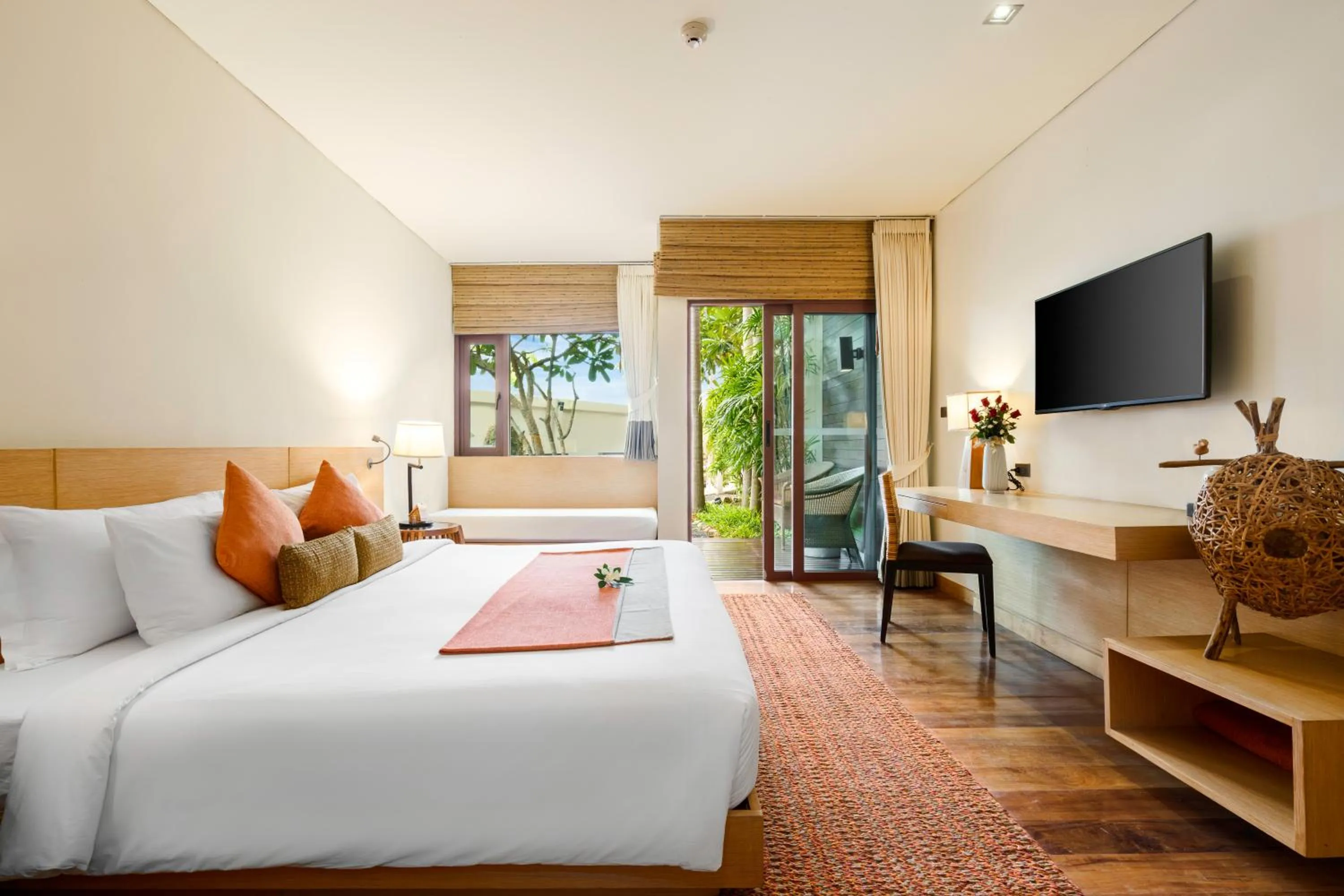 Bed in Prana Resort Nandana