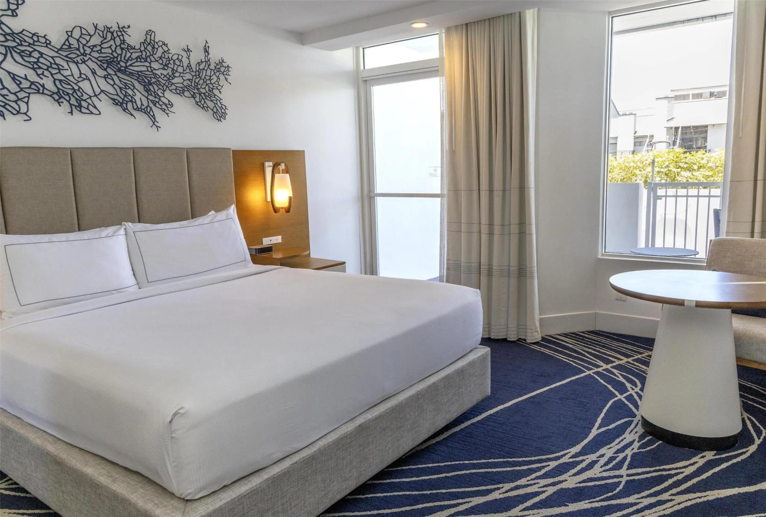 Bed in Hilton Fort Lauderdale Marina