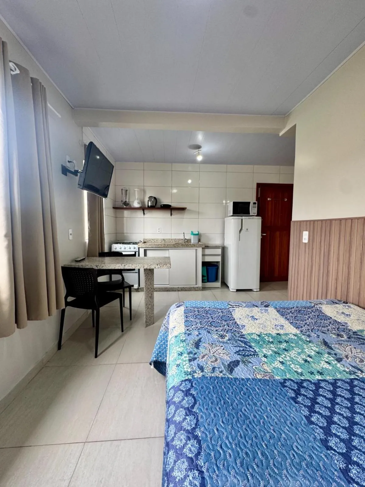 Bed in Pousada Massiambu