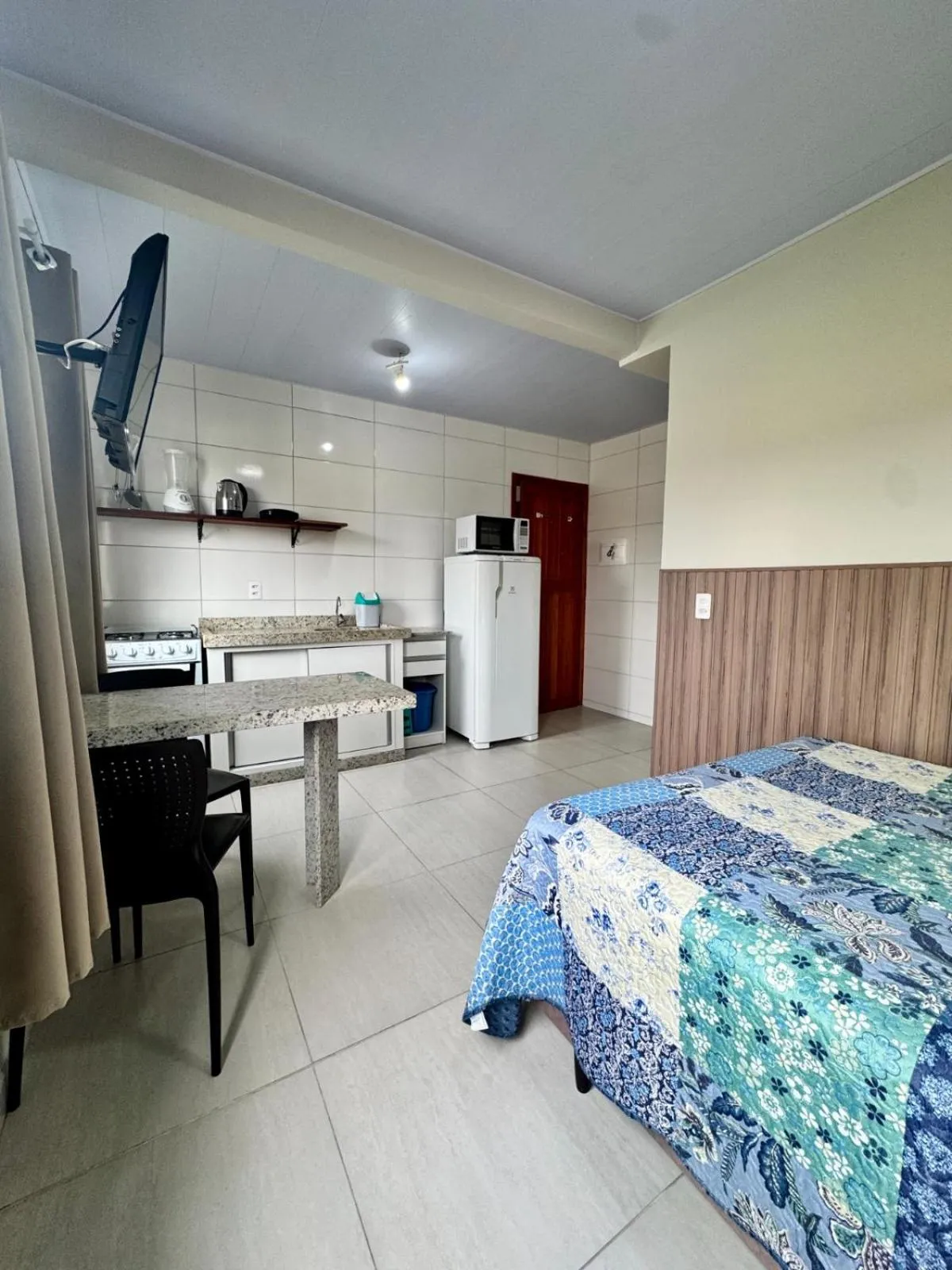 Bed in Pousada Massiambu