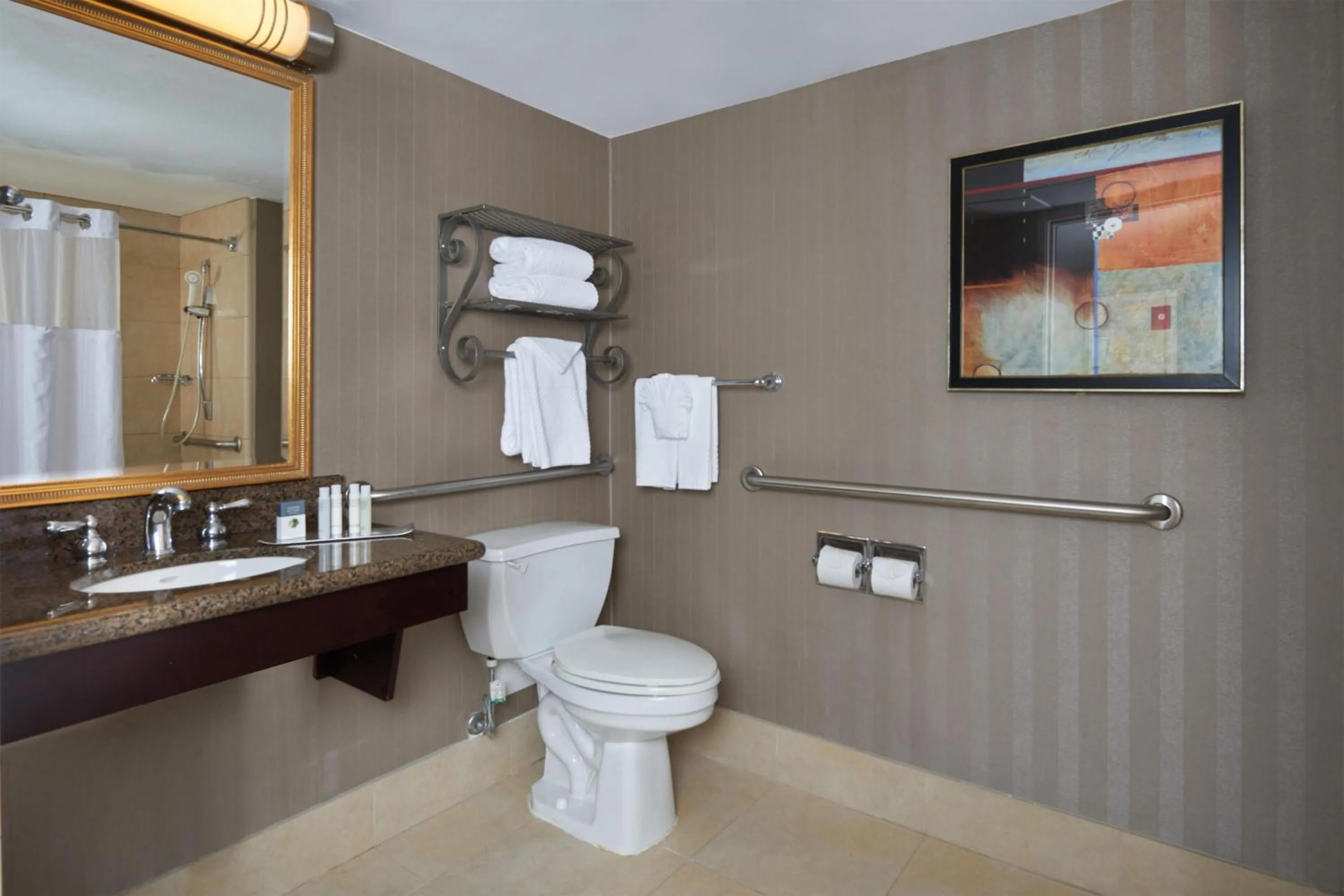 Bathroom in DoubleTree by Hilton Dallas Market Center