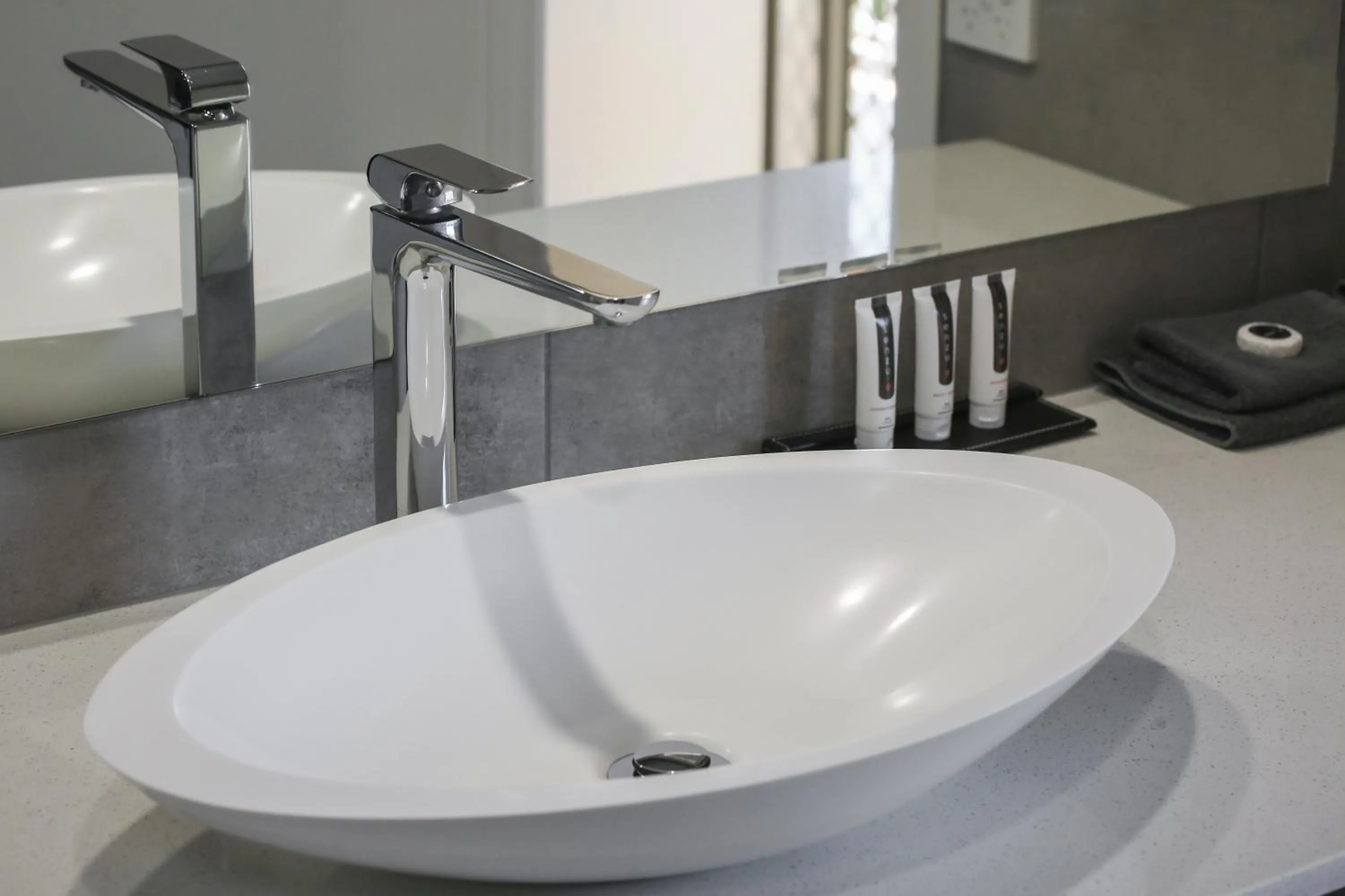 Bathroom in Crown Apartments