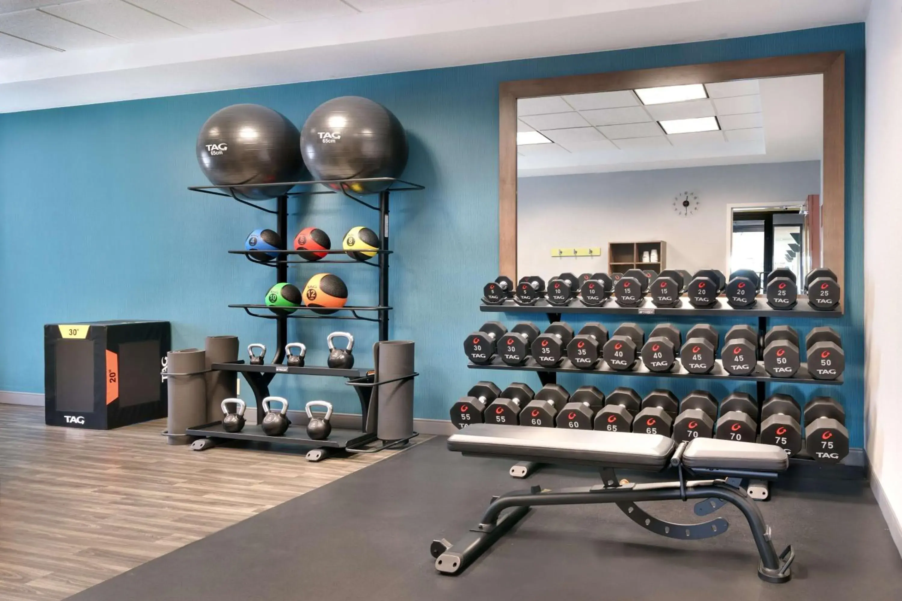 Fitness centre/facilities in Hampton Inn & Suites Ft Worth-Burleson Fitness centre/facilities in Hampton Inn & Suites Ft Worth-Burleson