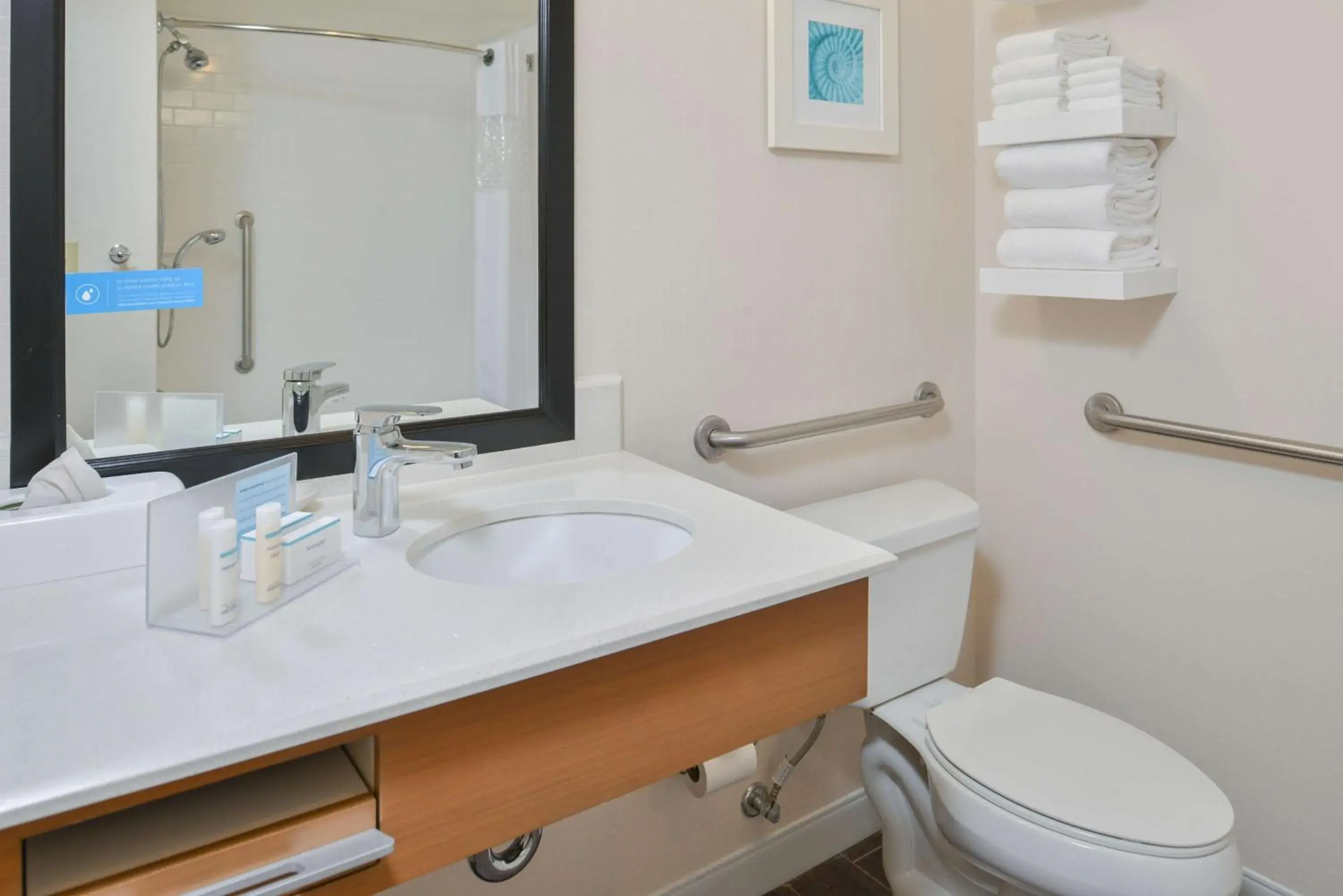 Bathroom in Hampton Inn Vero Beach Outlets Bathroom in Hampton Inn Vero Beach Outlets