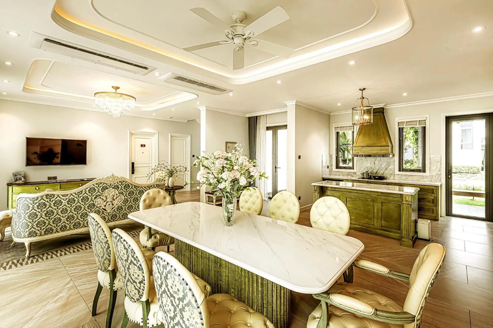 Living room in Sunset Sanato Resort & Villas