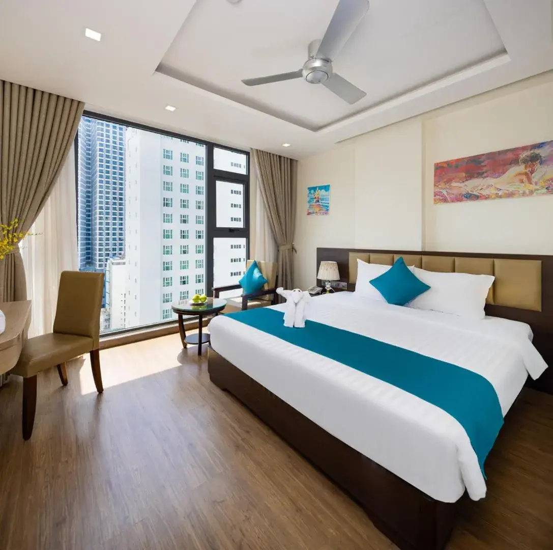 Bed in Sata Hotel Bed in Sata Hotel