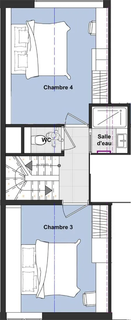 Floor plan in Hotel Le Very