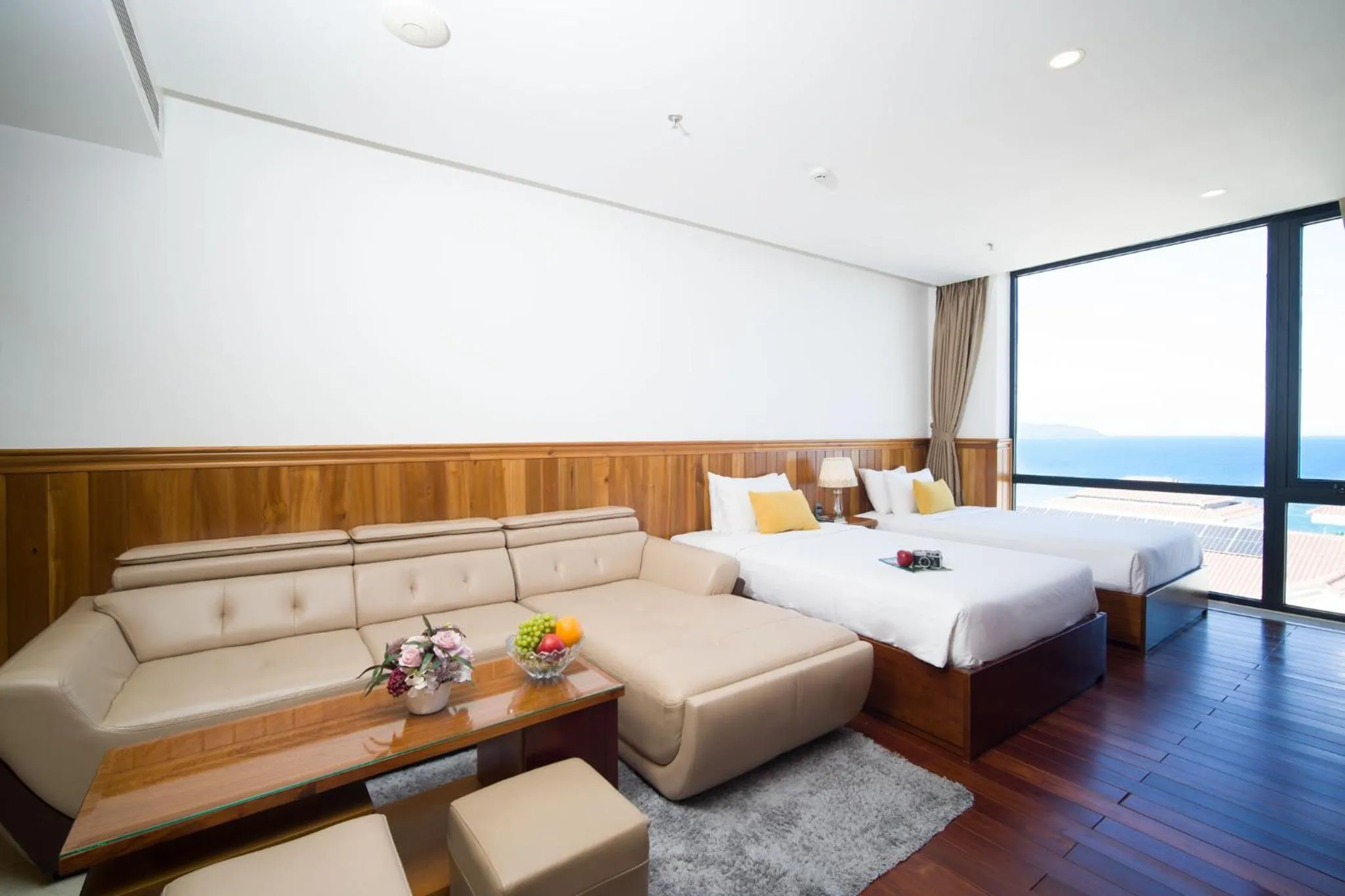 Bed in Sunny Ocean Hotel & Spa