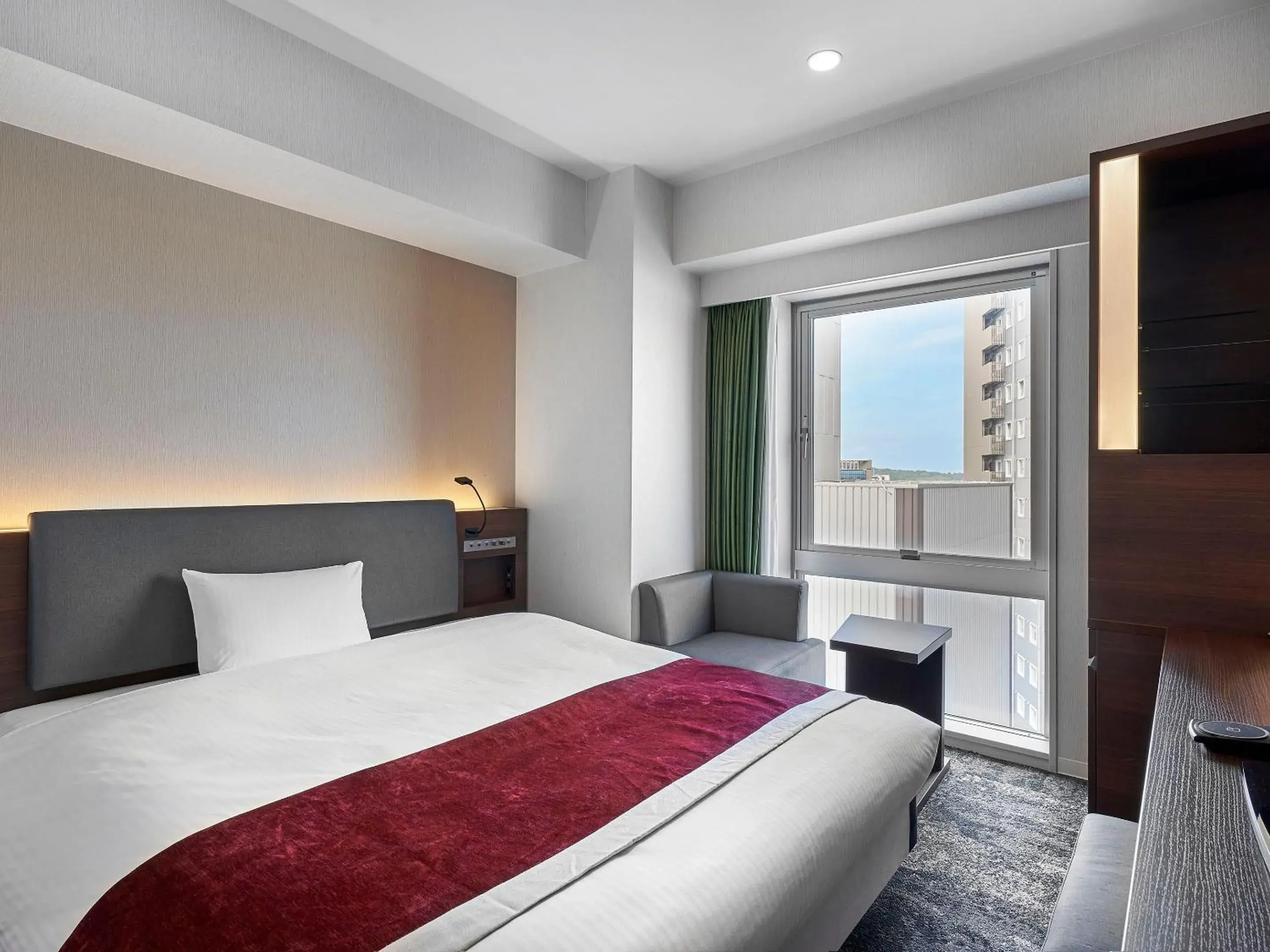 Bed in Daiwa Roynet Hotel Toyama-Ekimae Bed in Daiwa Roynet Hotel Toyama-Ekimae