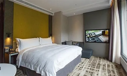 Bed in The Tango Hotel Taipei Jiantan