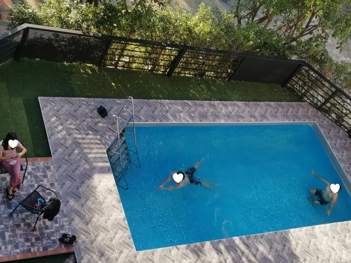 Swimming pool in The Breton Hotel Media Swimming pool in The Breton Hotel Media