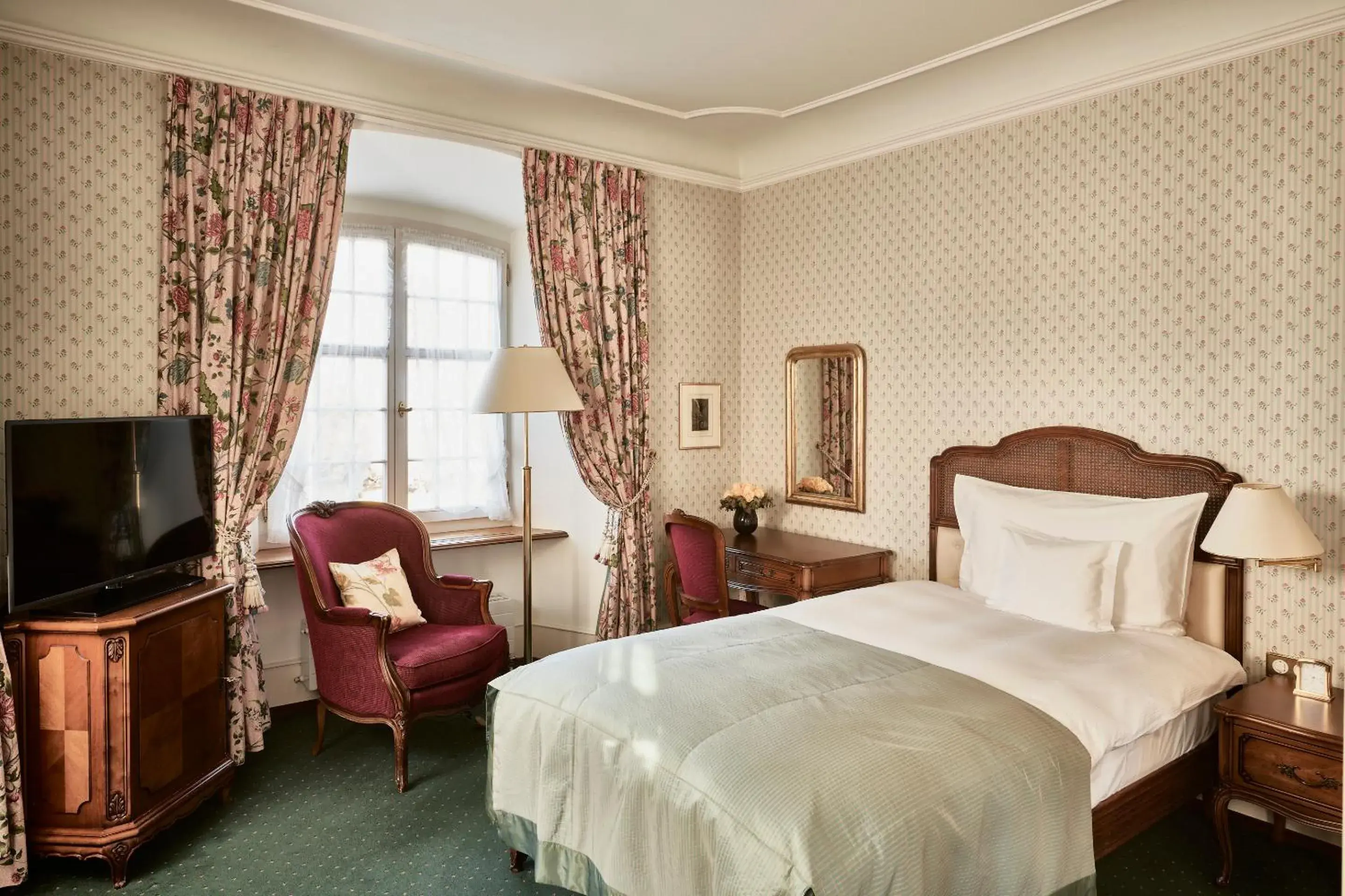 Bed in Palais Bad Ragaz Bed in Palais Bad Ragaz