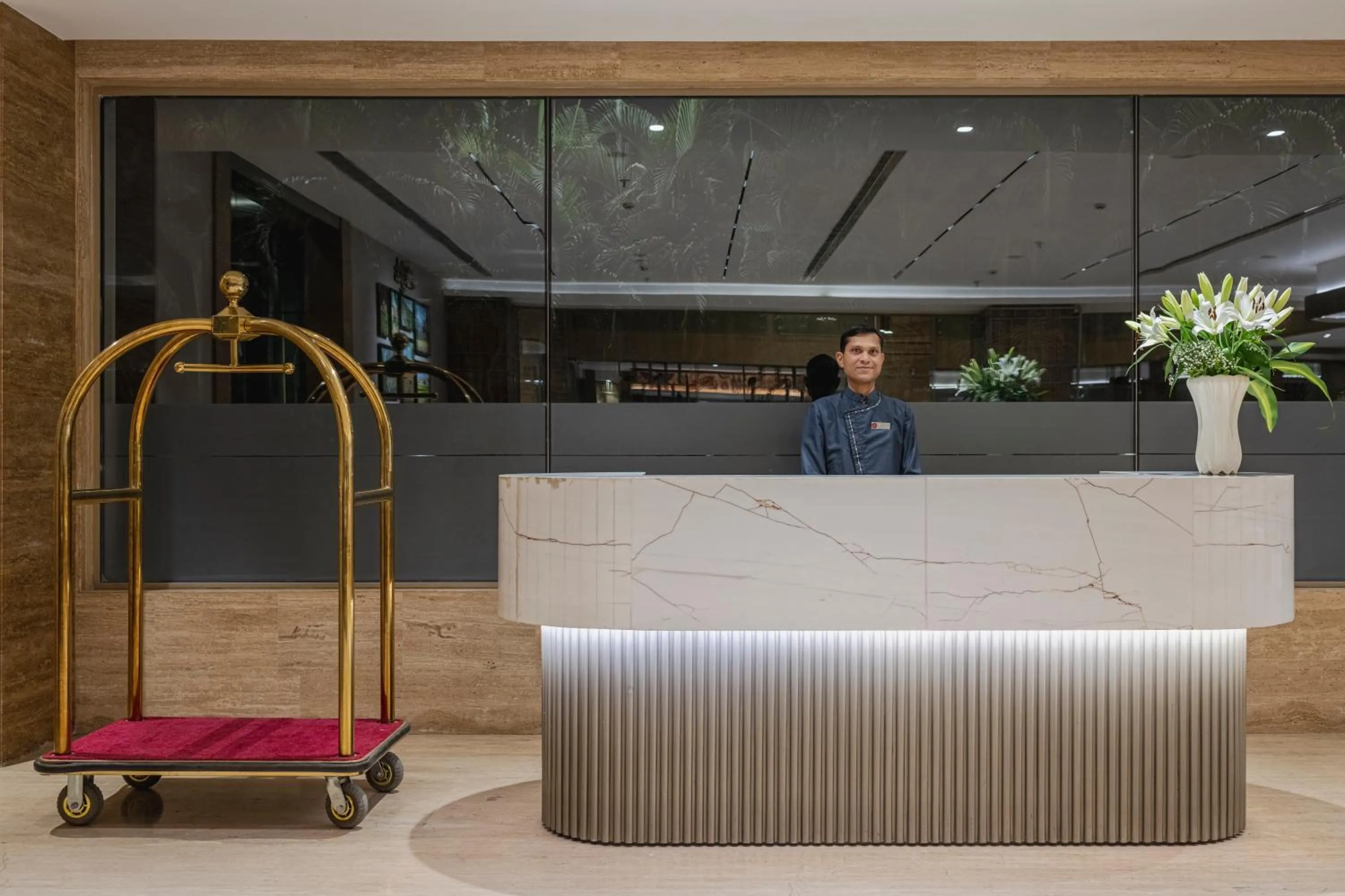 Staff in Express Inn The Business Luxury Hotel