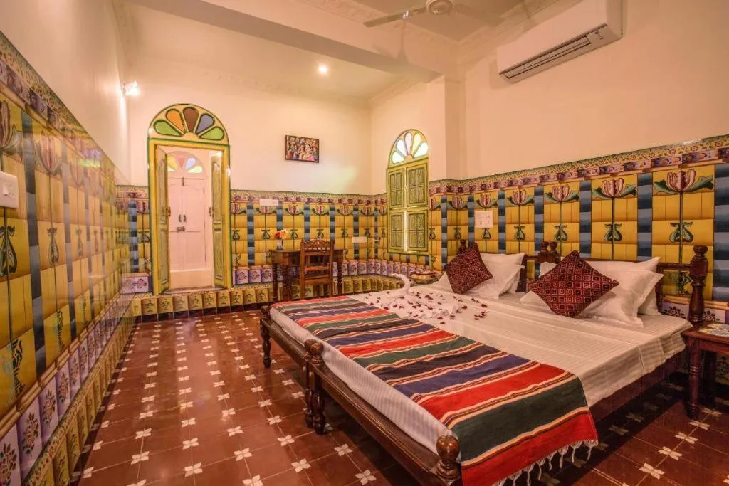 Bed in THE CHETTINAD HERITAGE