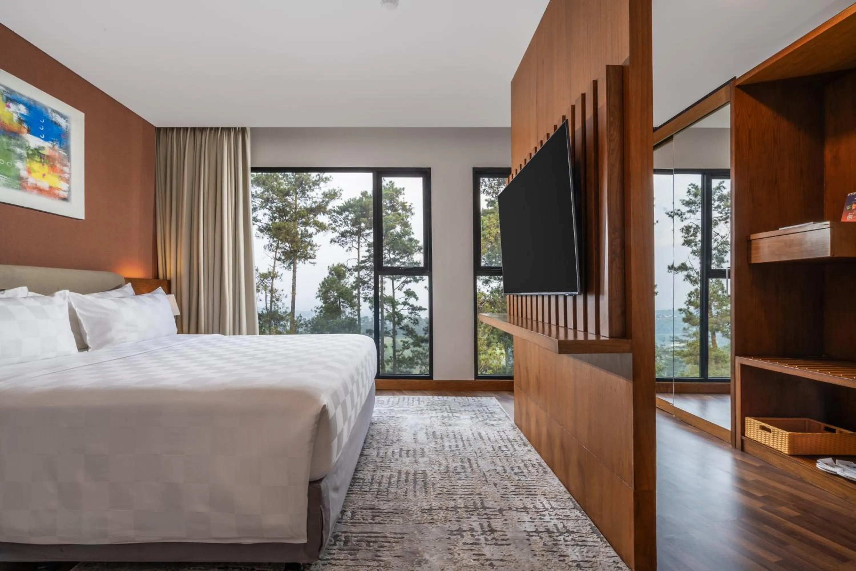 Bed in Swiss-Belresort Dago Heritage