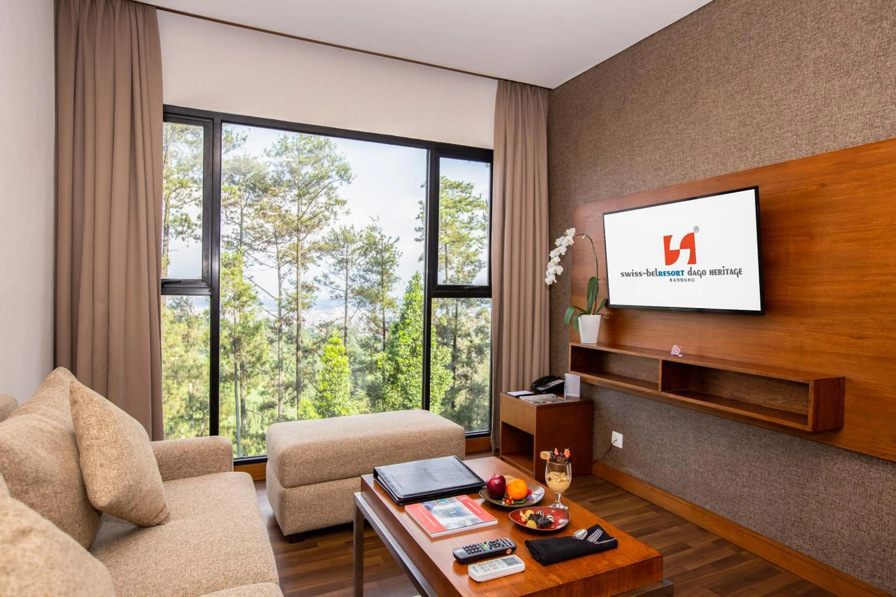 Seating area in Swiss-Belresort Dago Heritage