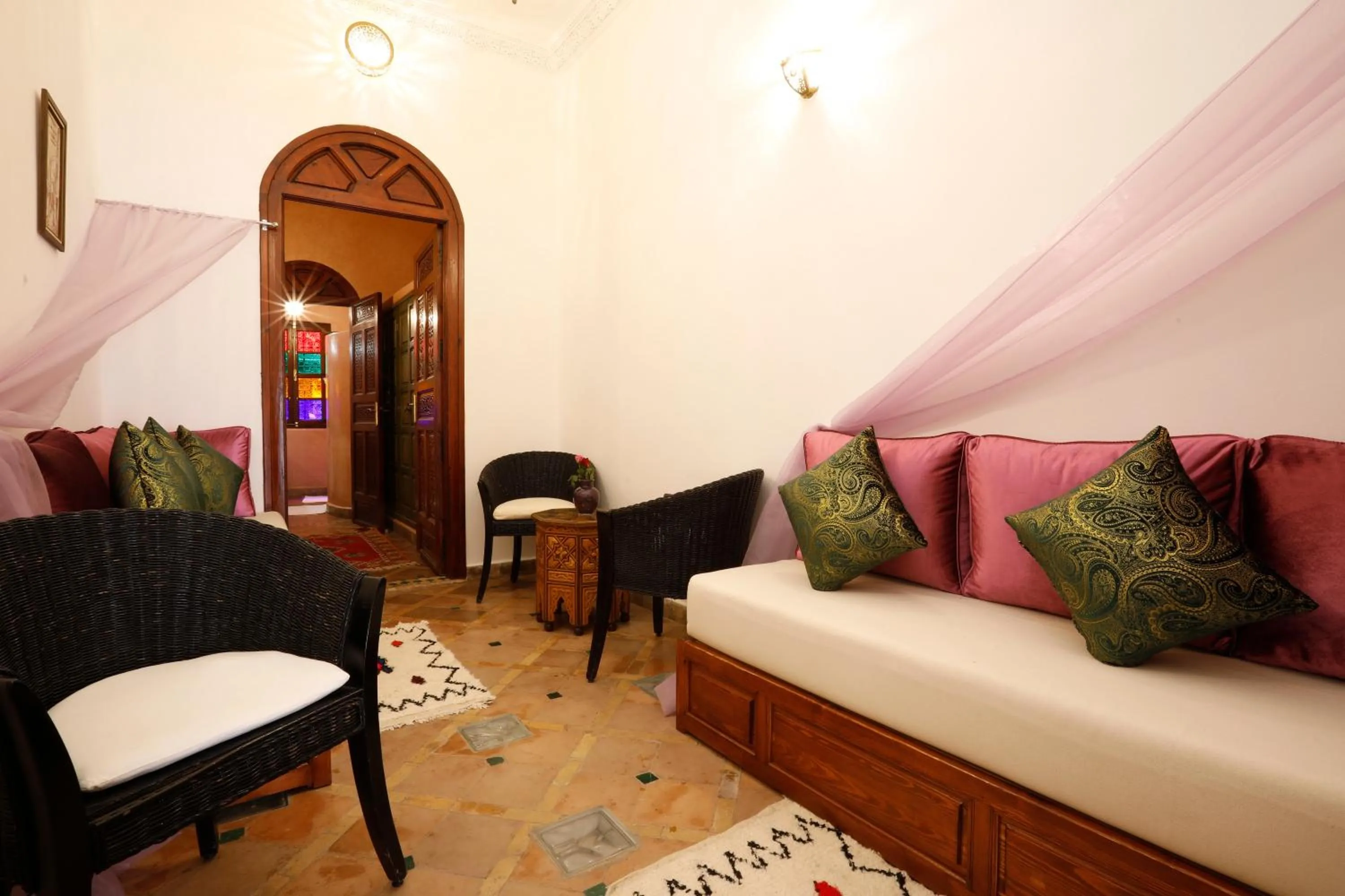 Seating area in Riad Daria Suites & Spa