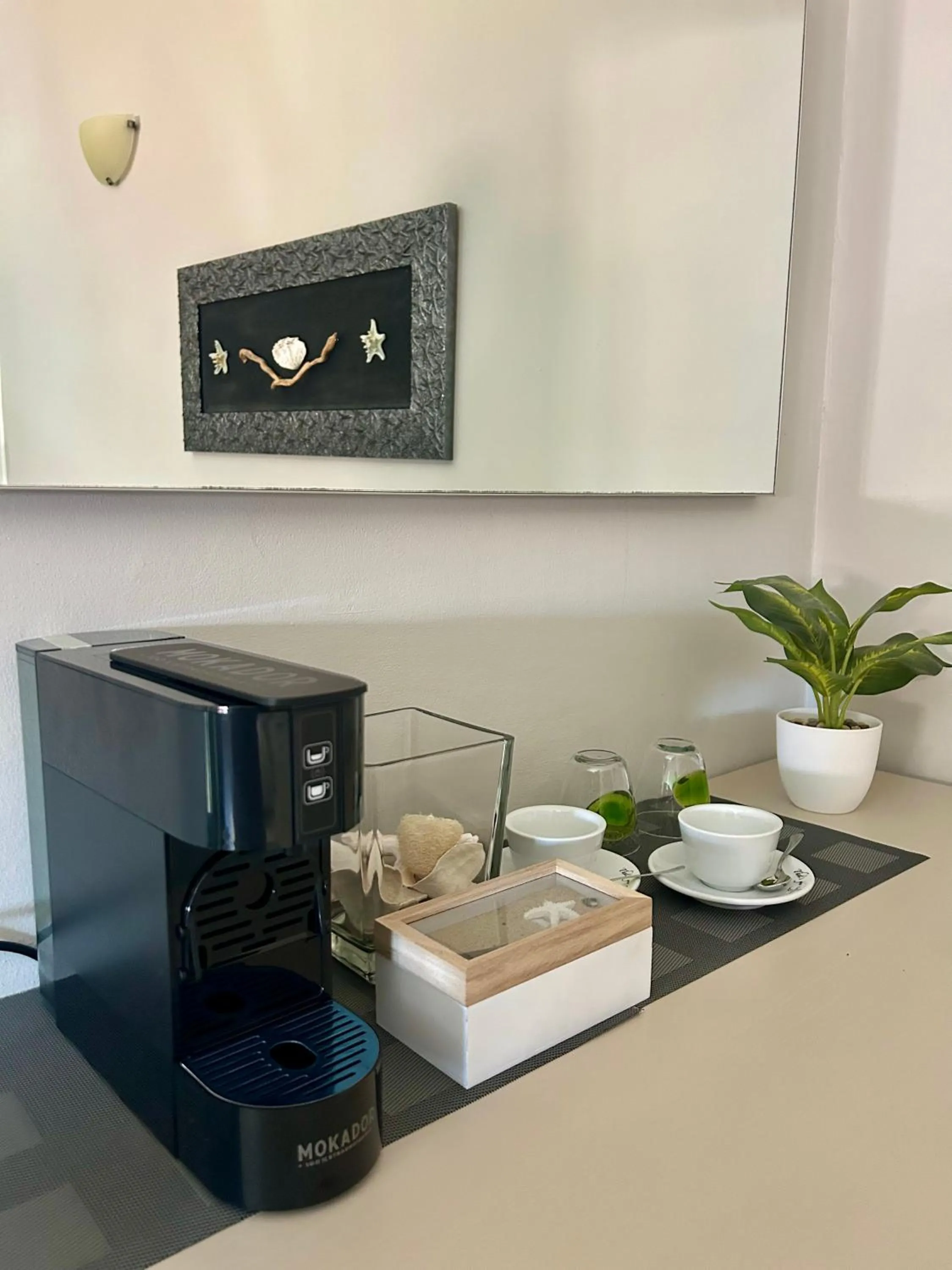 Coffee/tea facilities in La Locanda di Piazza