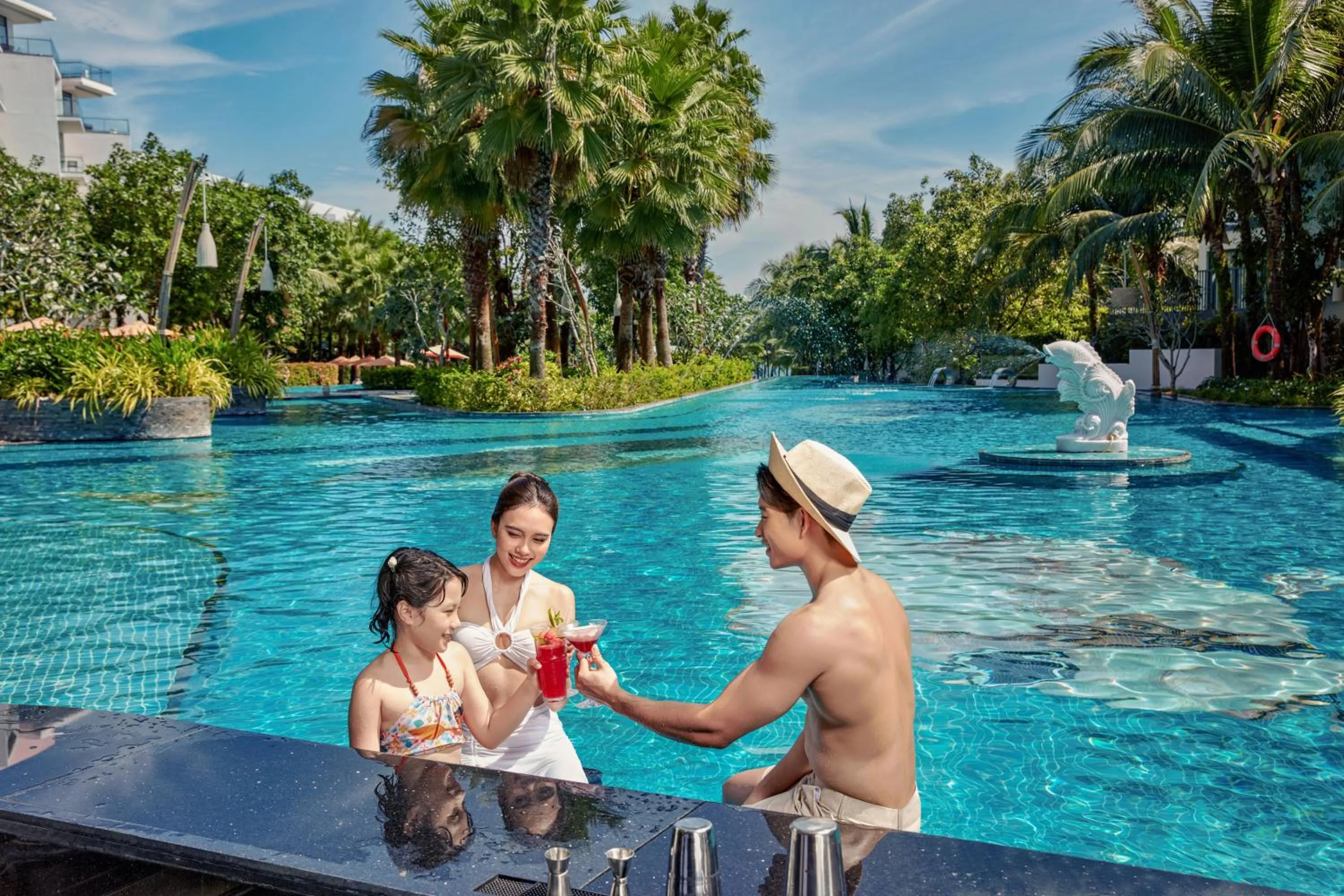 Pool view in Premier Residences Phu Quoc Emerald Bay Managed by Accor