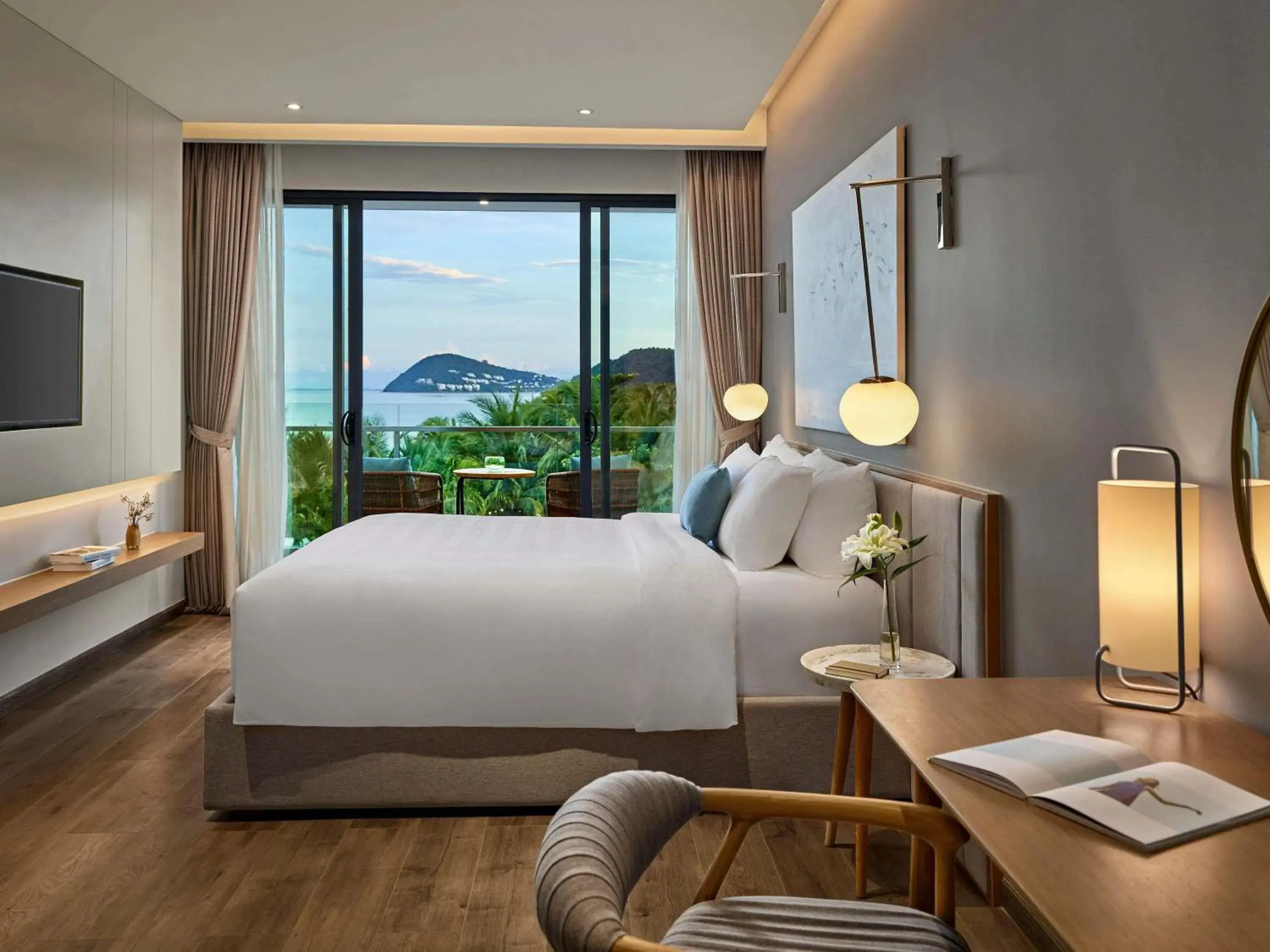 Bedroom, Bed in Premier Residences Phu Quoc Emerald Bay Managed by Accor Bedroom, Bed in Premier Residences Phu Quoc Emerald Bay Managed by Accor