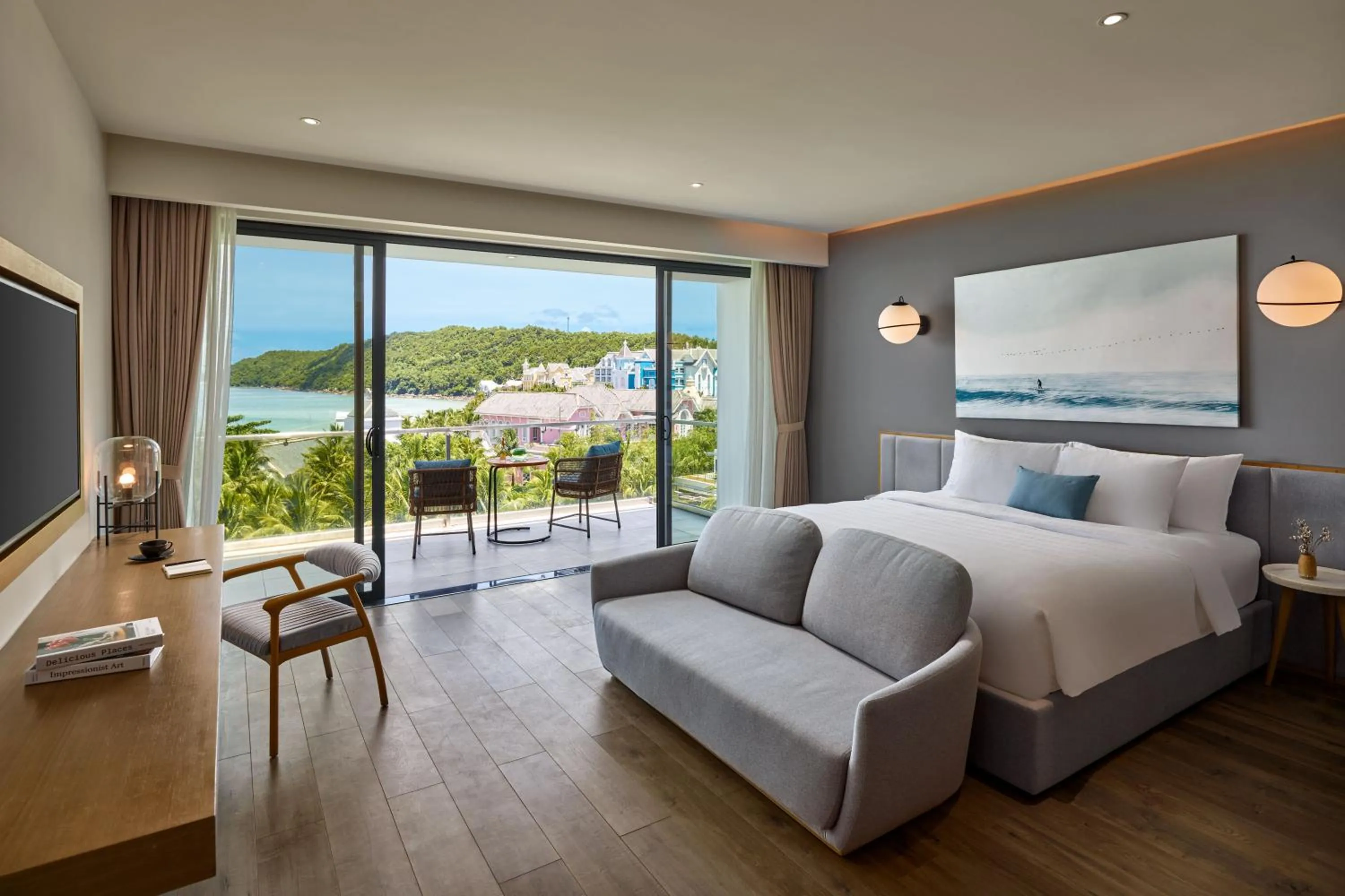 Bedroom, Bed in Premier Residences Phu Quoc Emerald Bay Managed by Accor
