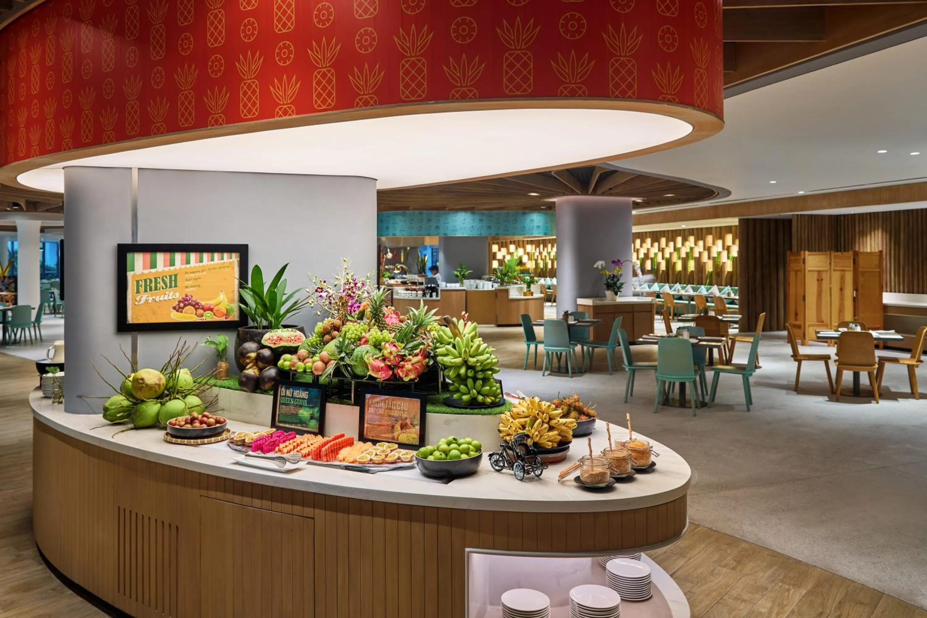 Buffet breakfast in Premier Residences Phu Quoc Emerald Bay Managed by Accor