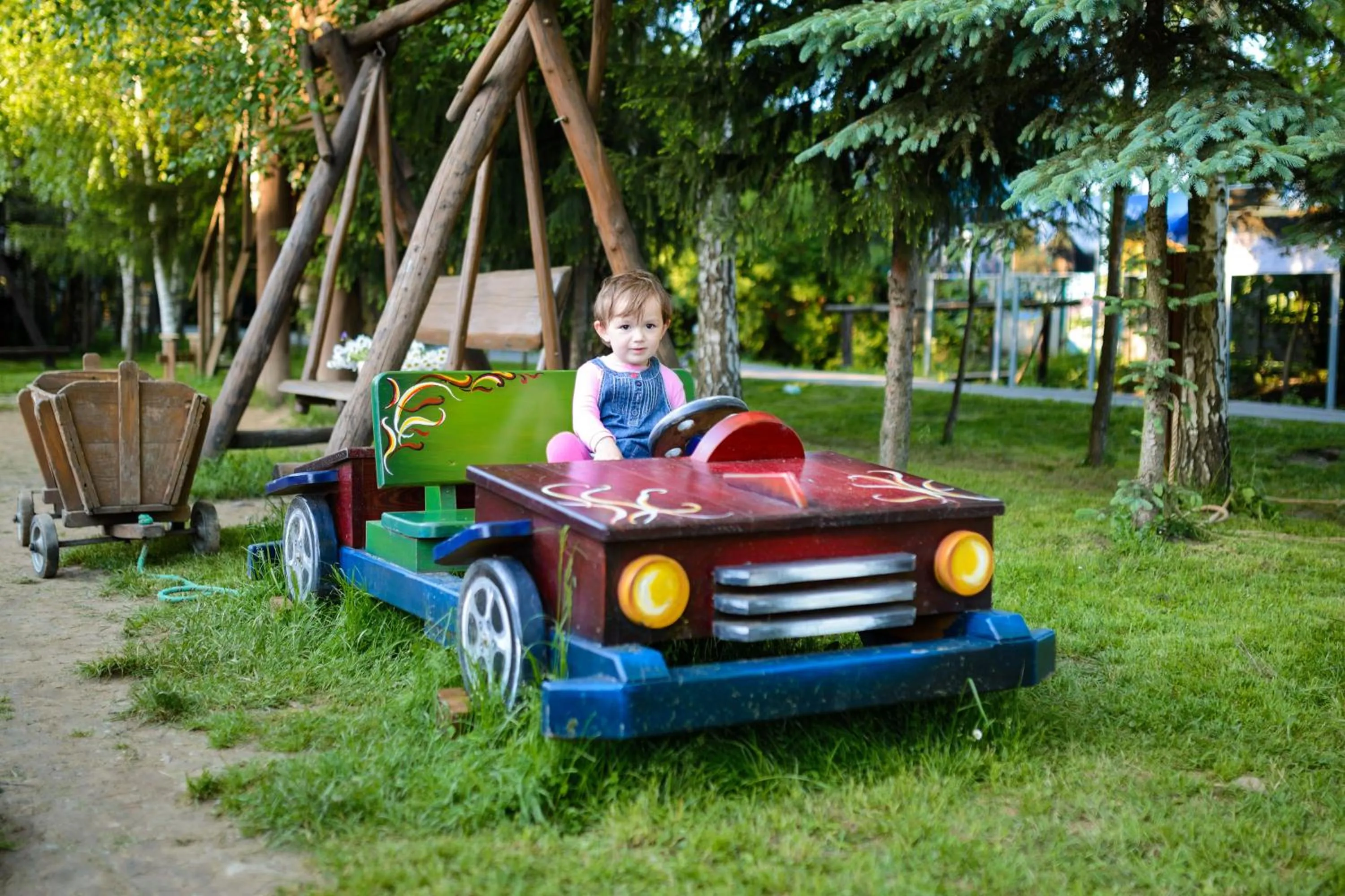 Children play ground in Jaś Wędrowniczek
