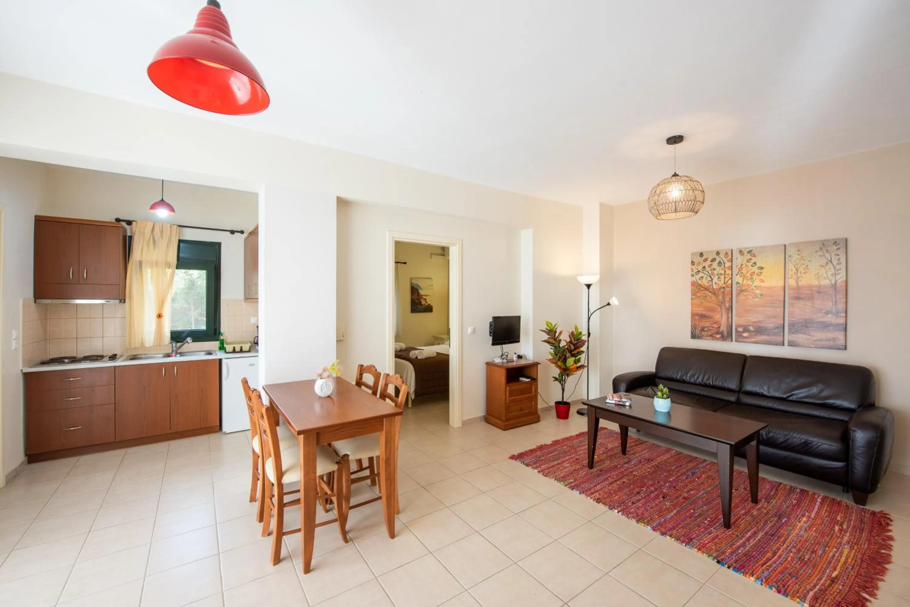 Kitchen or kitchenette in Portela Suites Kastri