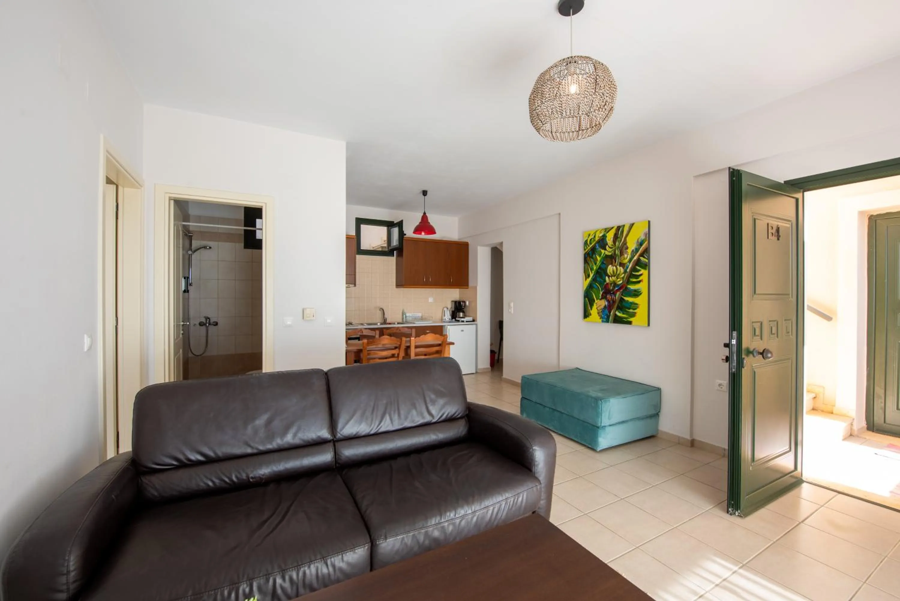 Kitchen or kitchenette in Portela Suites Kastri