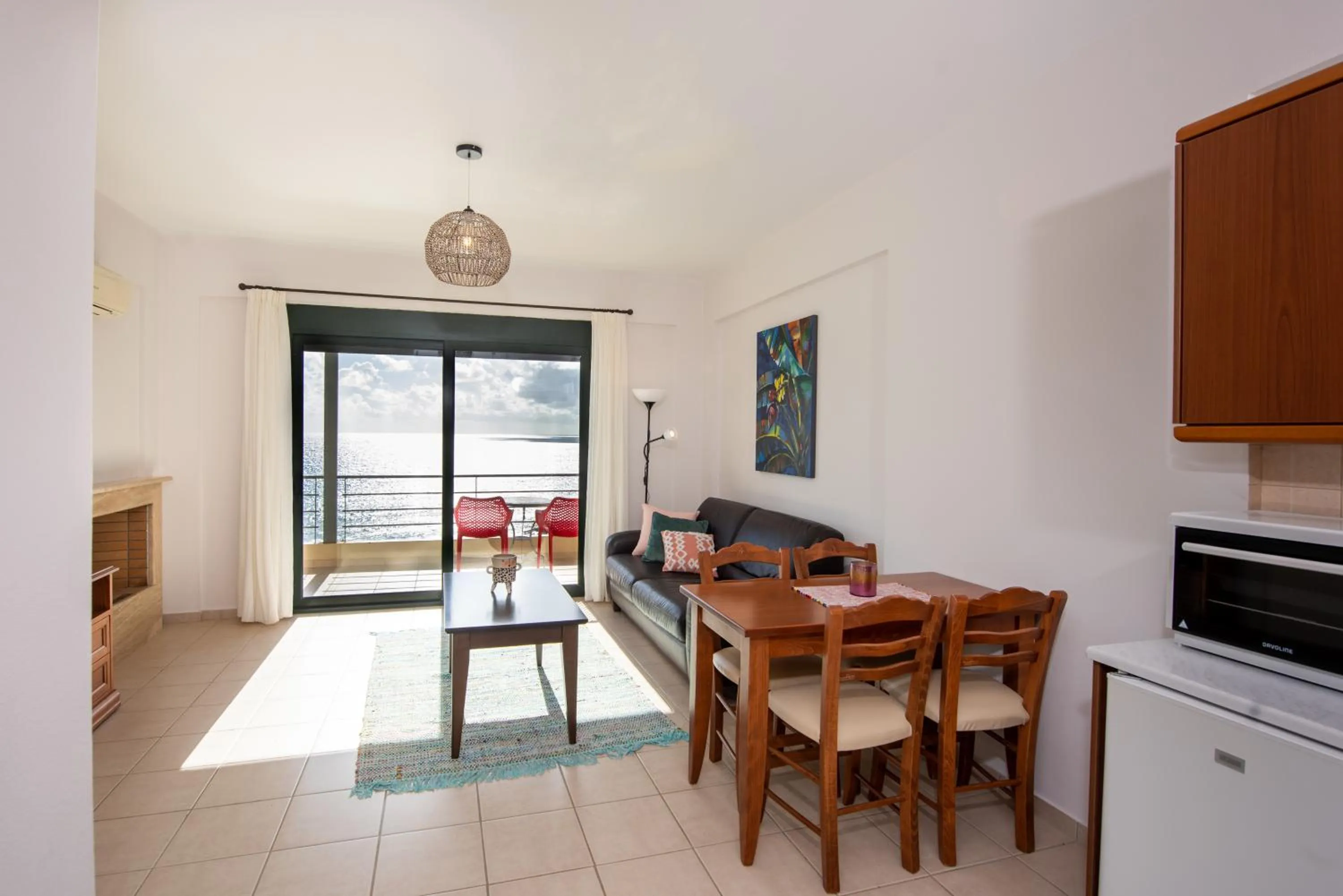 Living room in Portela Suites Kastri