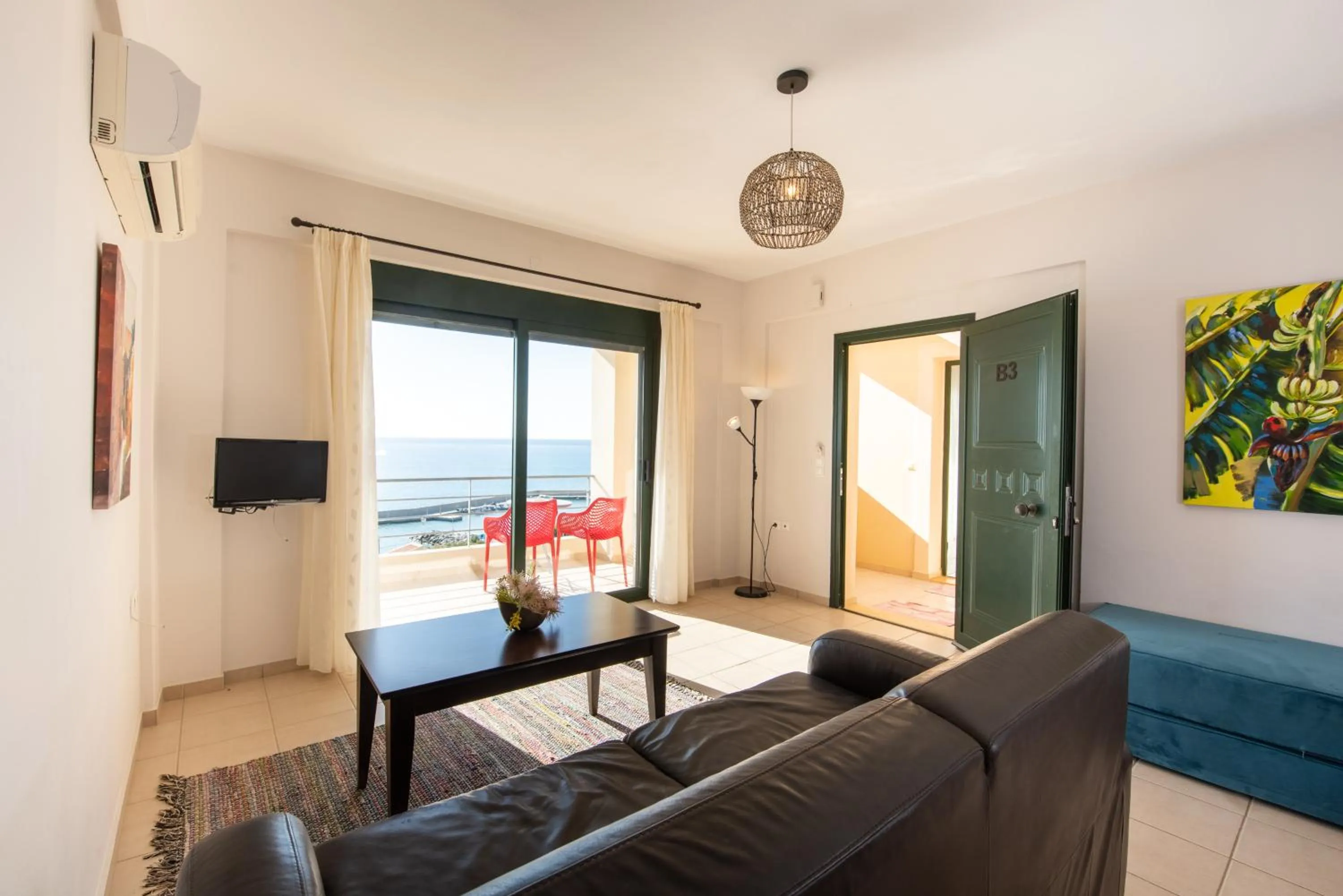 Living room in Portela Suites Kastri
