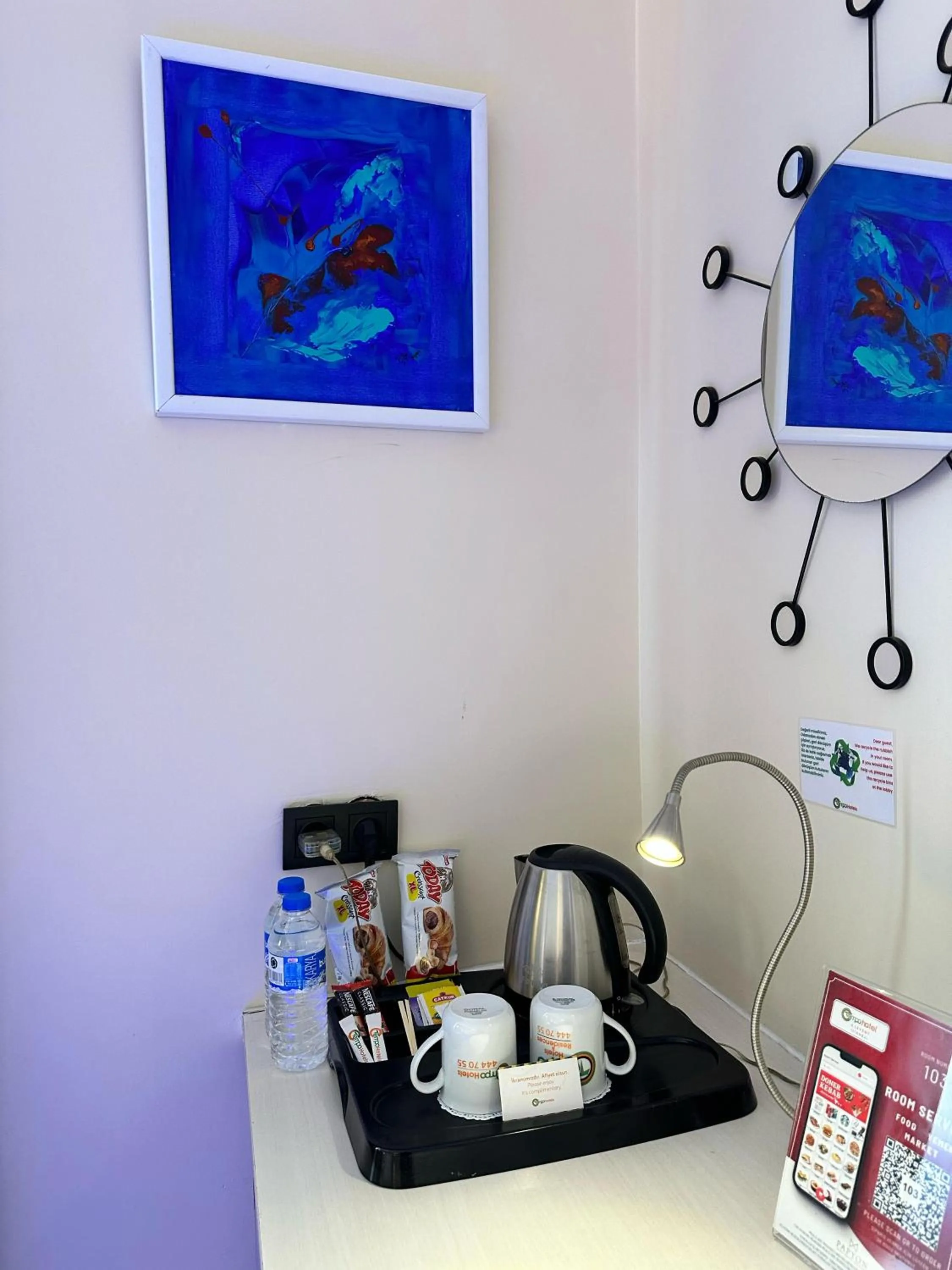 Kitchen or kitchenette in Tempo Hotel 4Levent