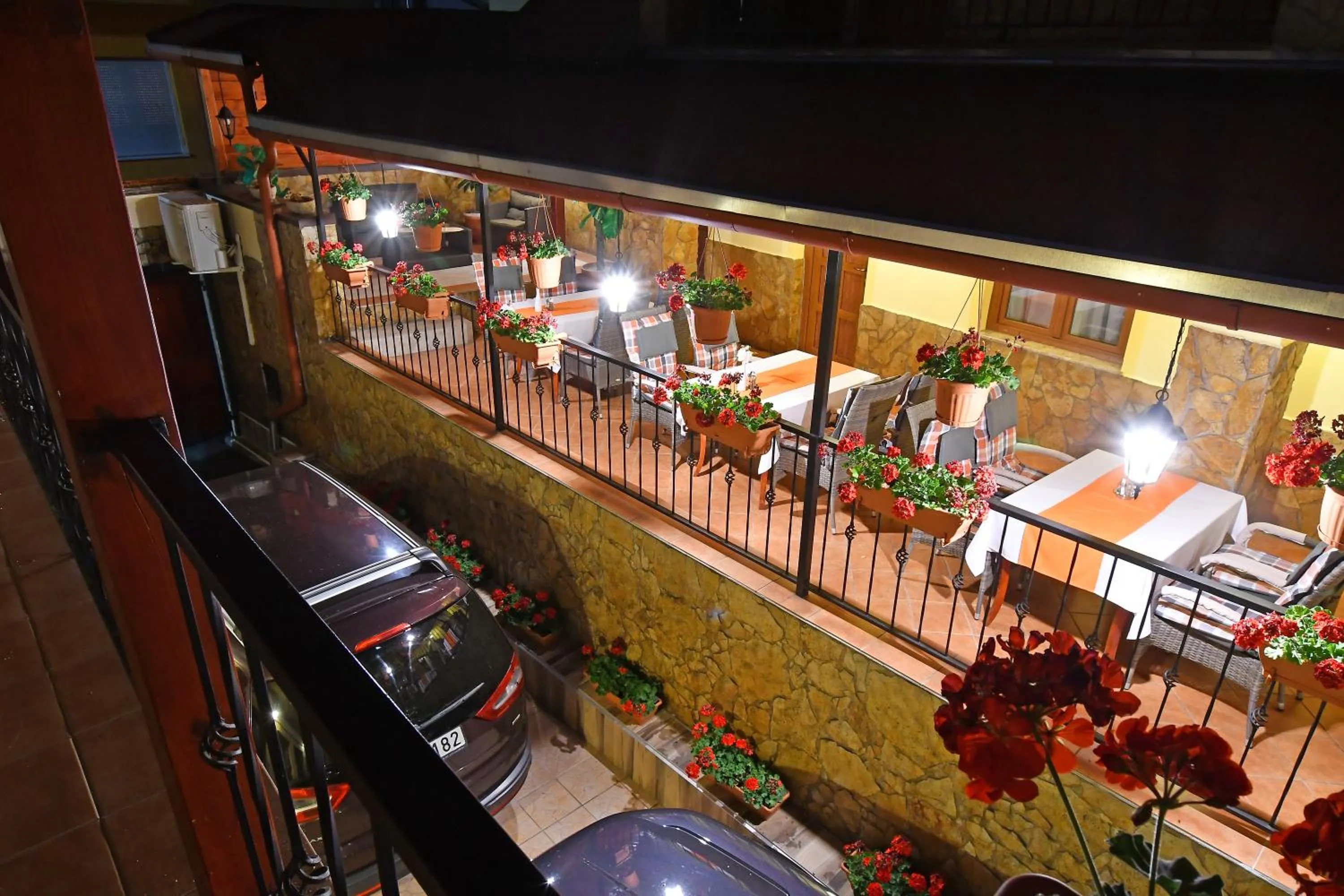 Balcony/Terrace in Szinbád Hotel
