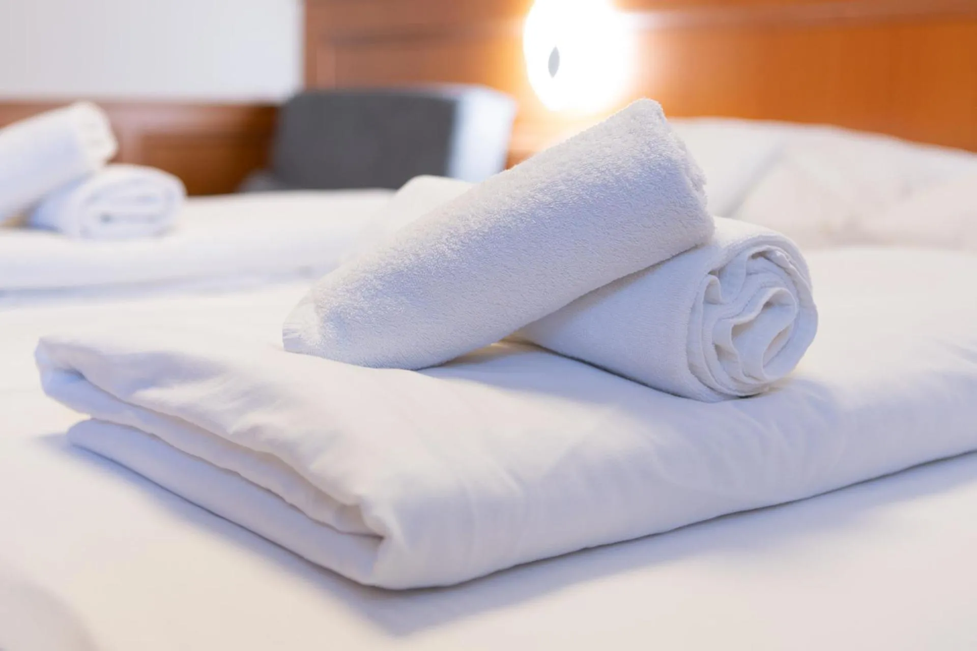 Bed in Szinbád Hotel