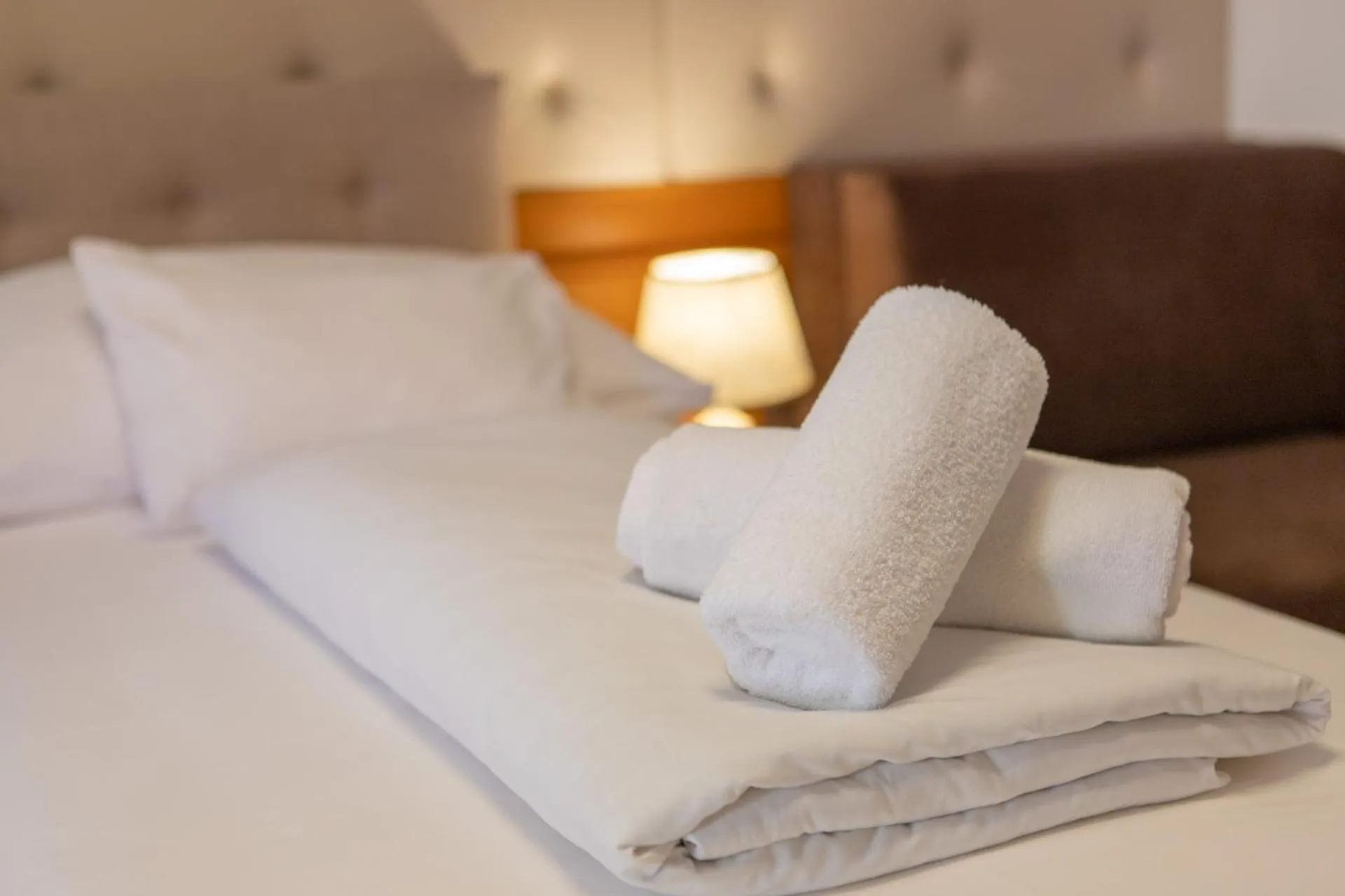 Bed in Szinbád Hotel