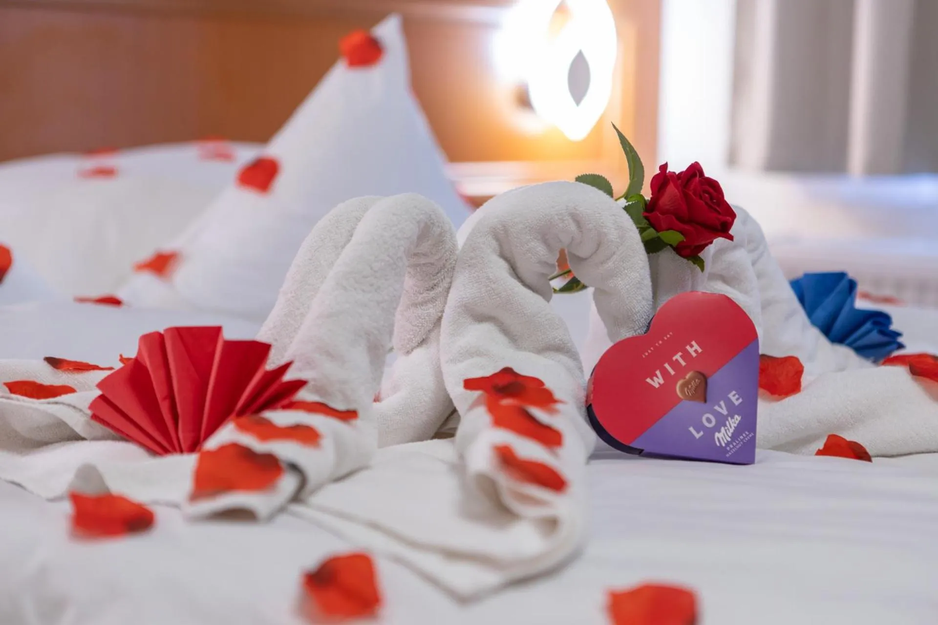 Bed in Szinbád Hotel