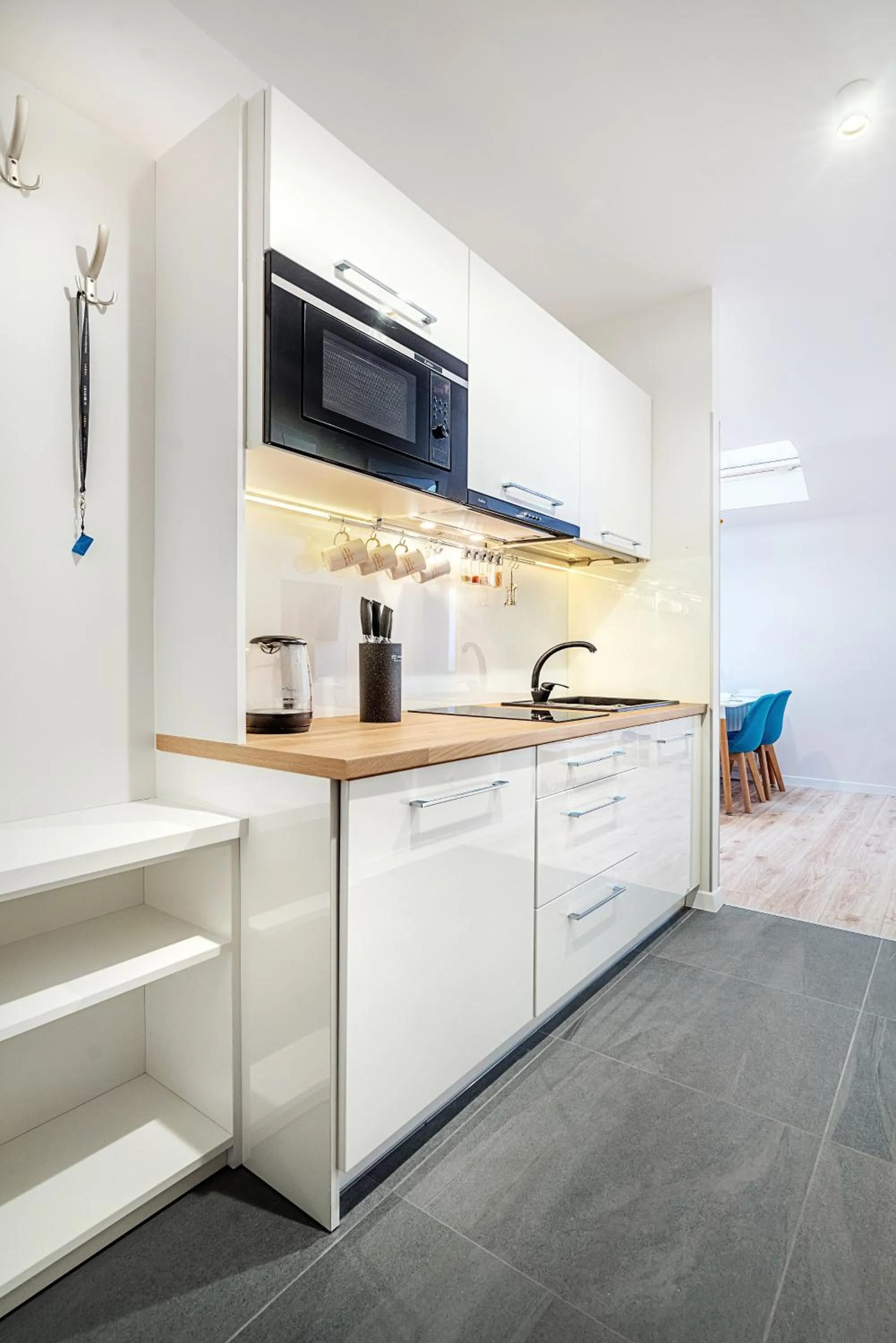 Kitchen or kitchenette in Apartamenty City Center Cicha 8