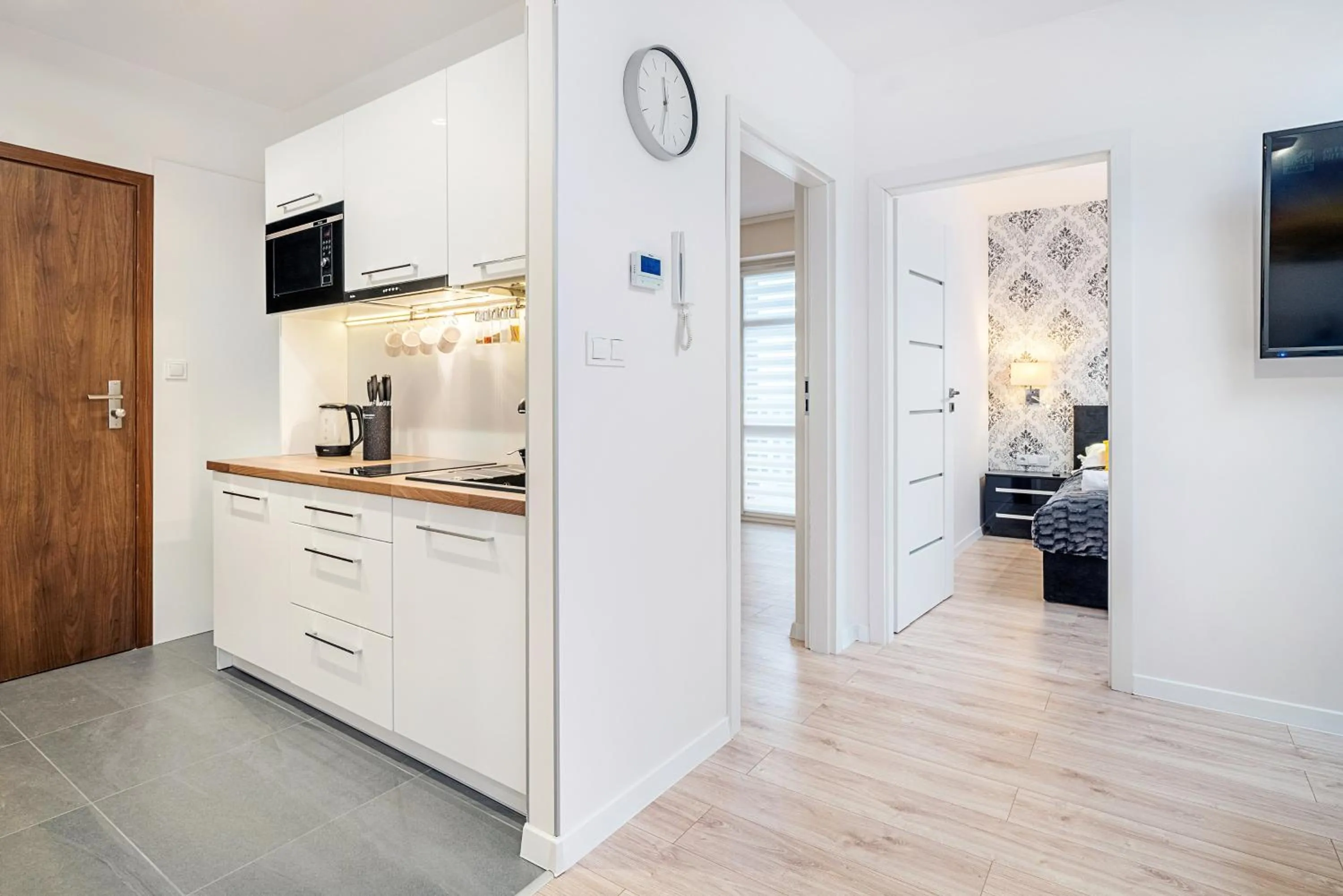 Coffee/tea facilities in Apartamenty City Center Cicha 8
