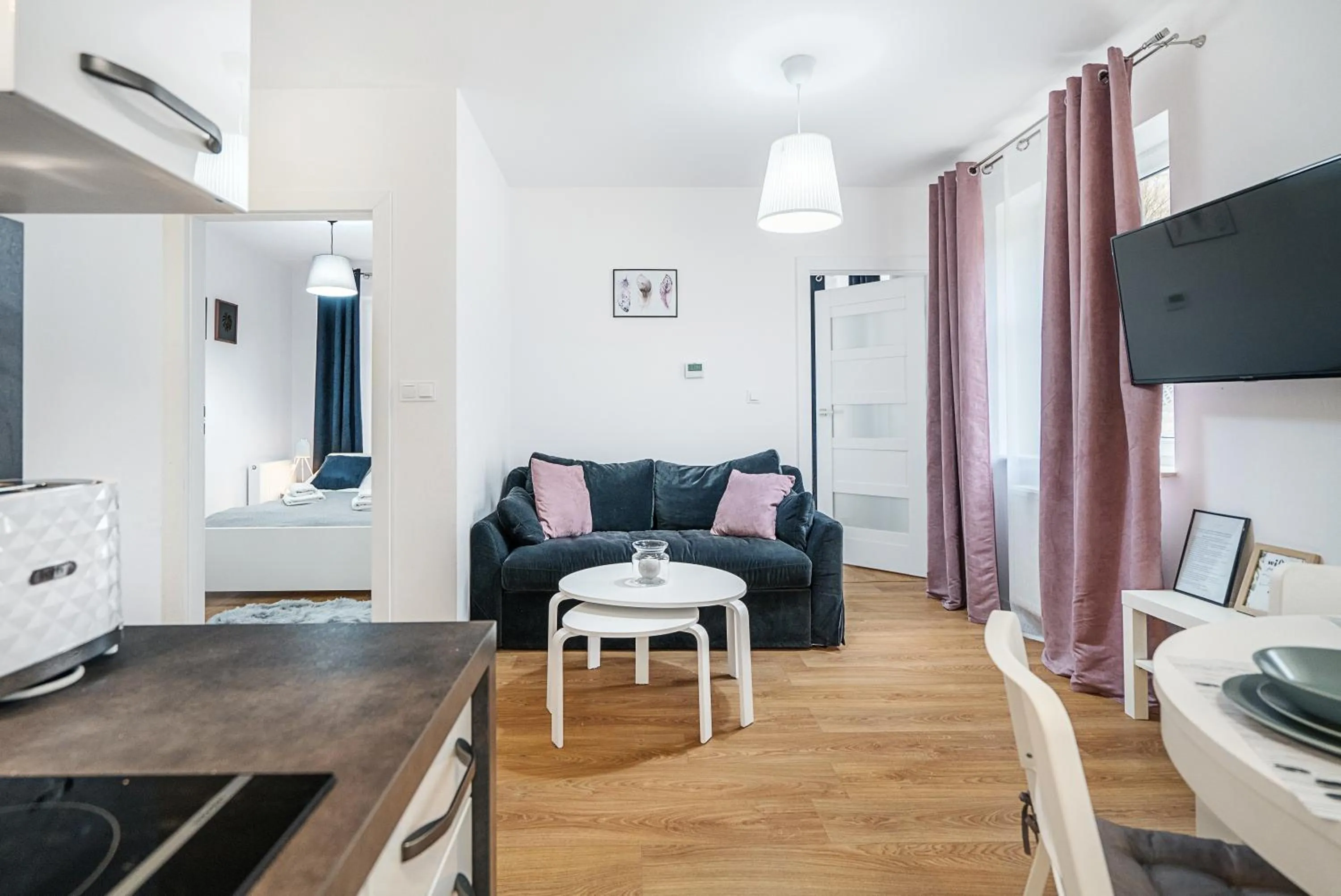 TV and multimedia in Apartamenty City Center Cicha 8