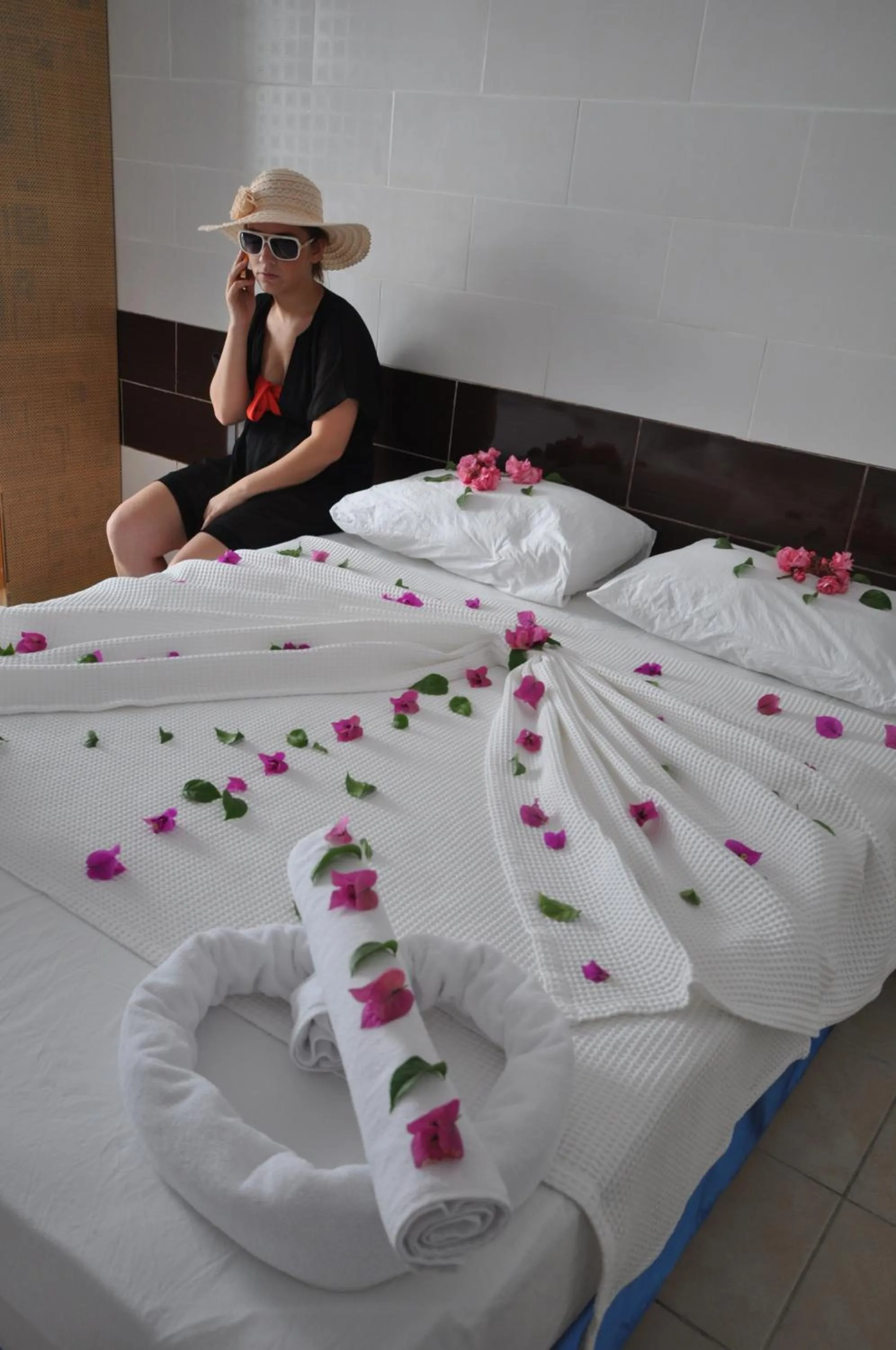 Bed in Bodrum Blu Hotel