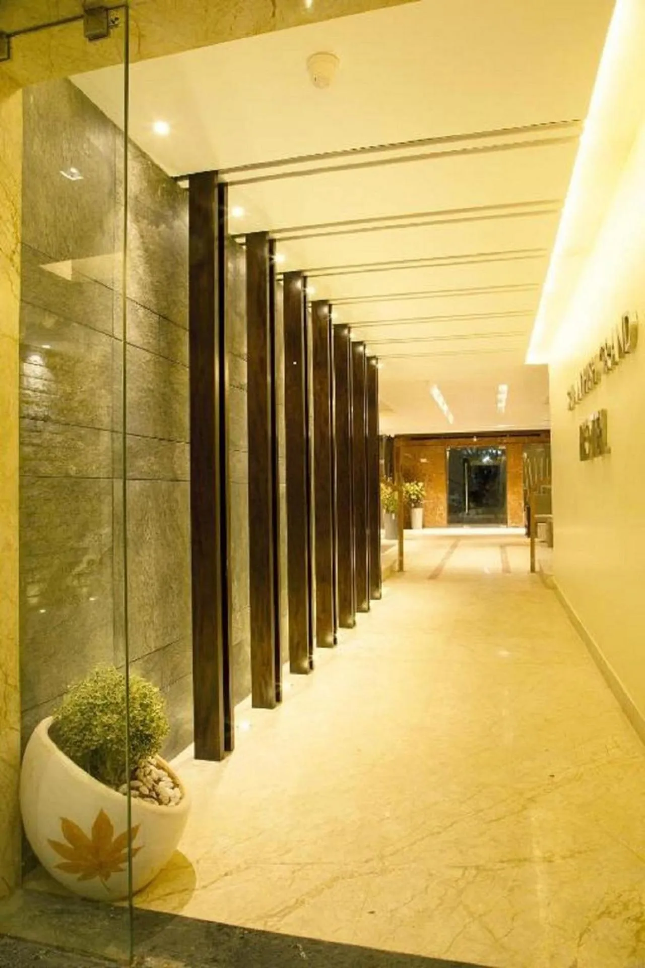 Facade/entrance in Sri Aadhish Grand Hotel