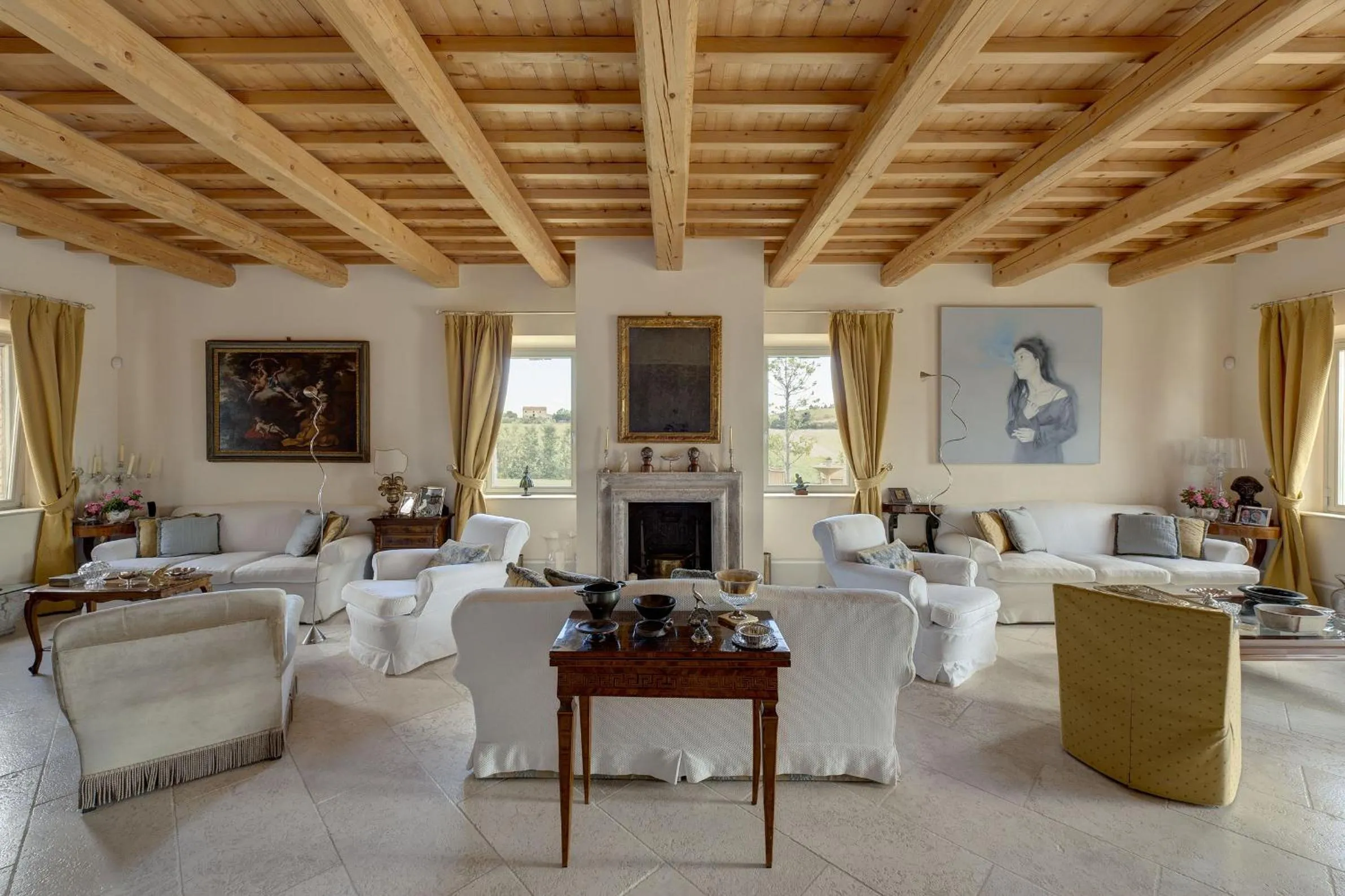 Communal lounge/ TV room in Relais Il Margarito