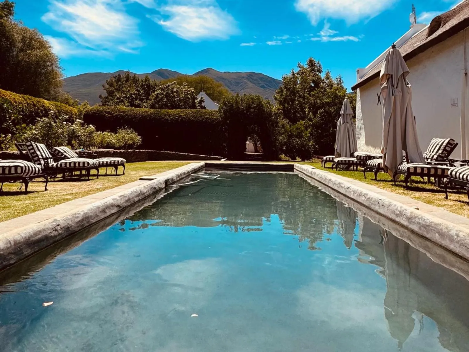 Swimming pool in Jan Harmsgat Country House