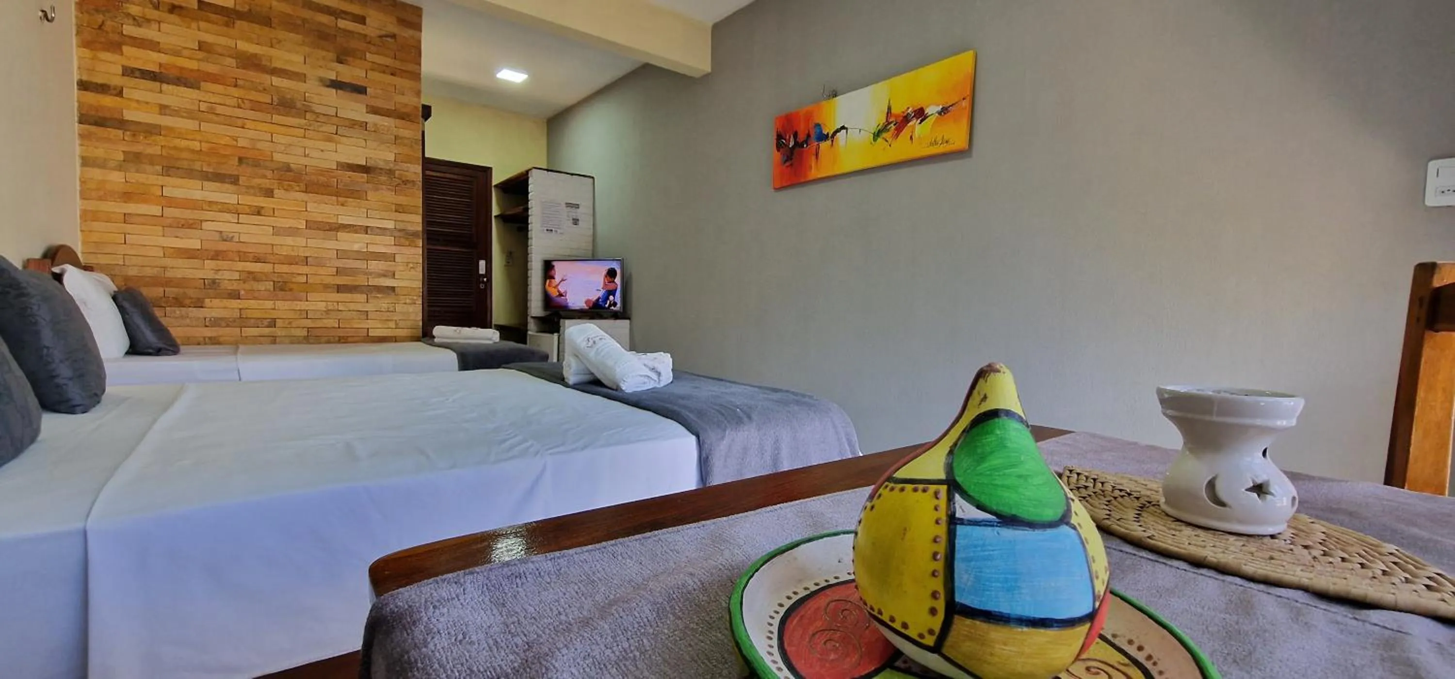 Superior Suite on Ground Floor with Double and Single Beds - single occupancy in Hotel Pousada Sol & Lua