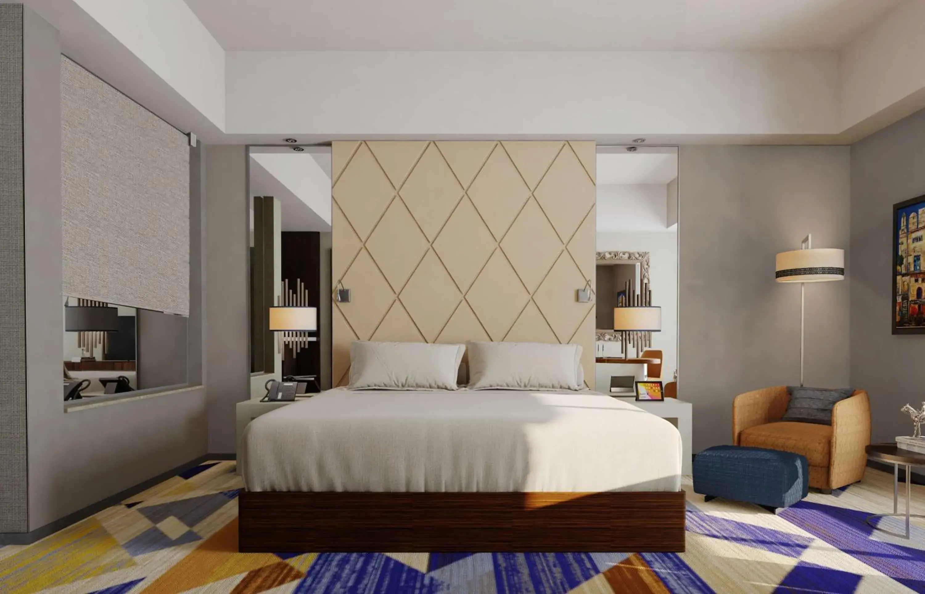 Bed in Hilton Amman Bed in Hilton Amman