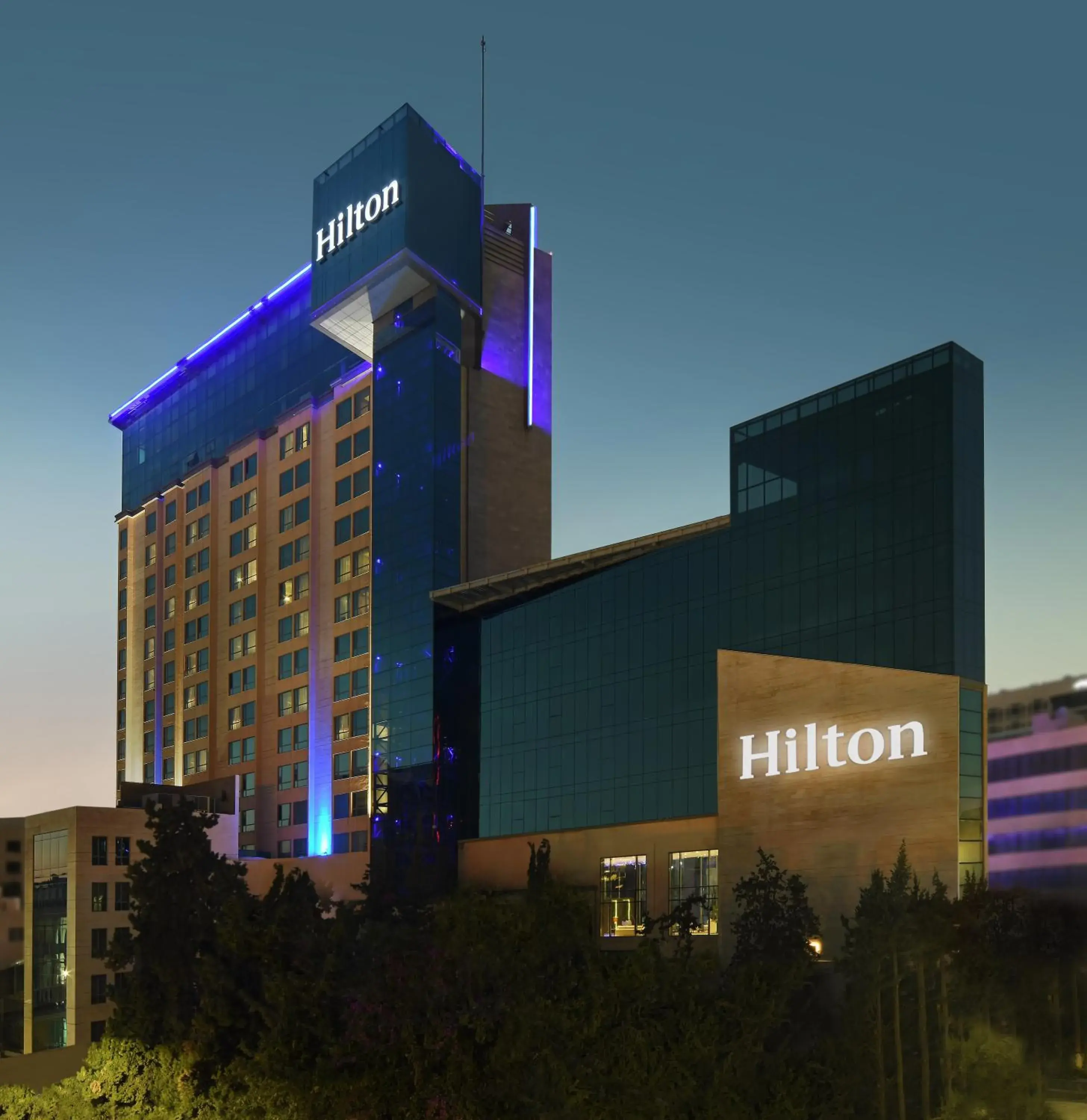 Property building in Hilton Amman Property building in Hilton Amman