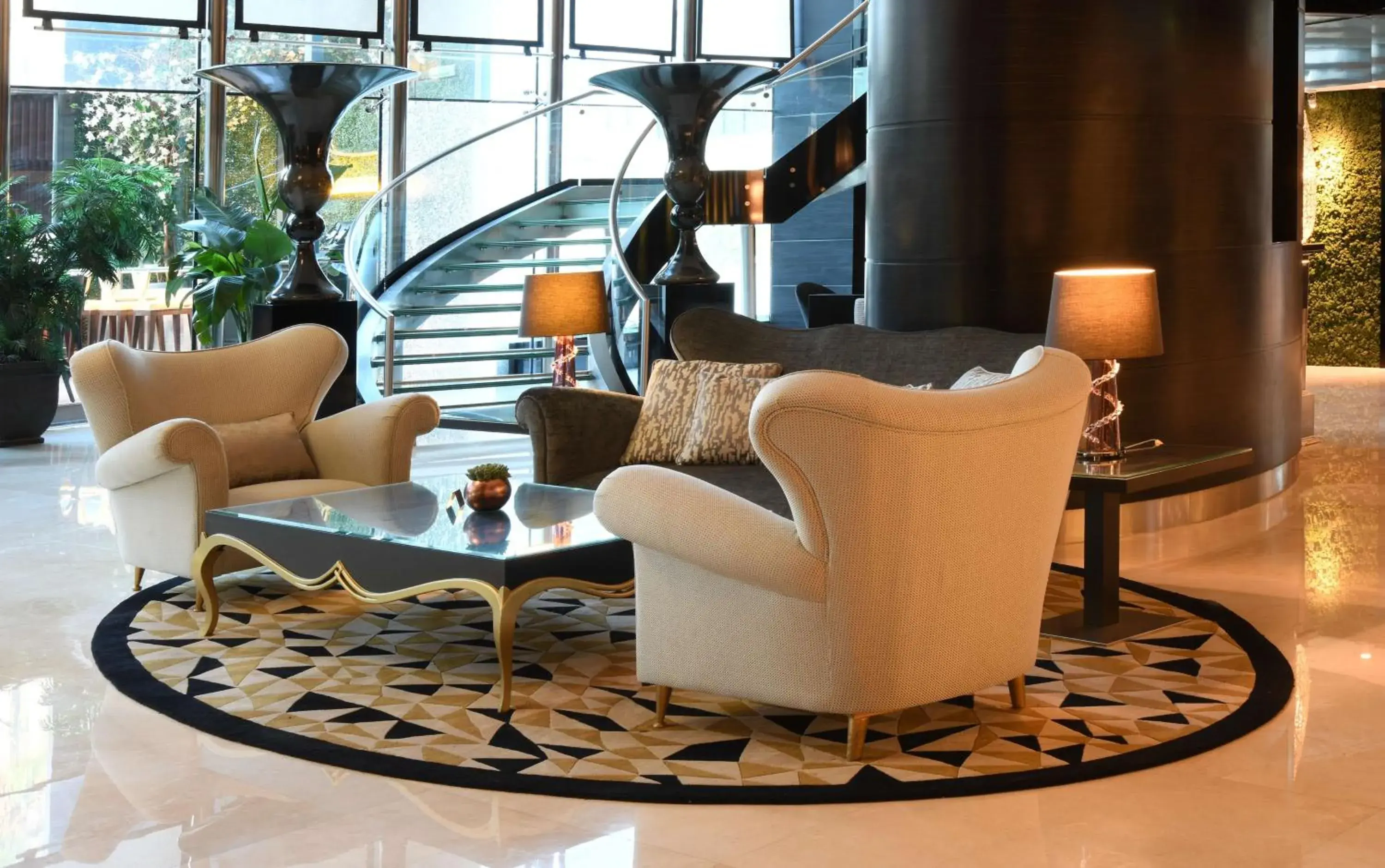 Lobby or reception in Hilton Amman Lobby or reception in Hilton Amman