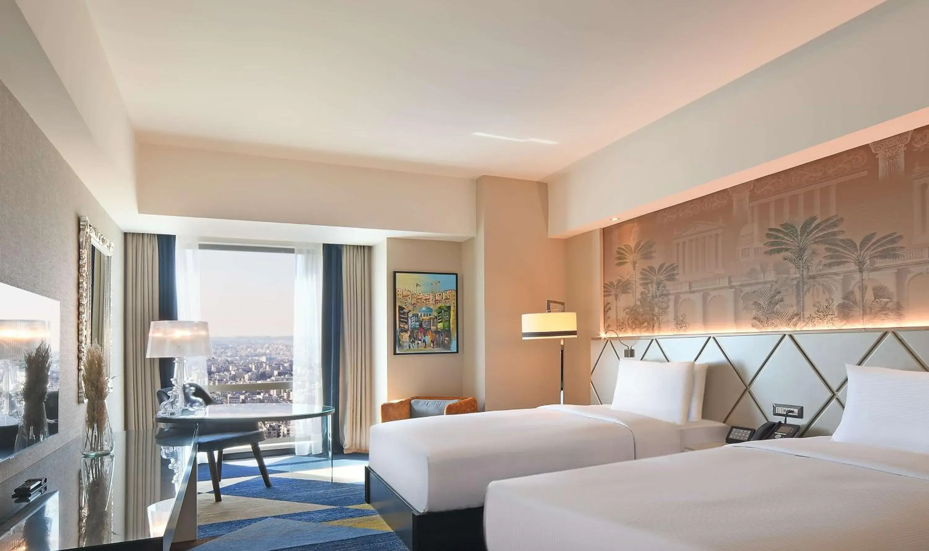 Bed in Hilton Amman Bed in Hilton Amman